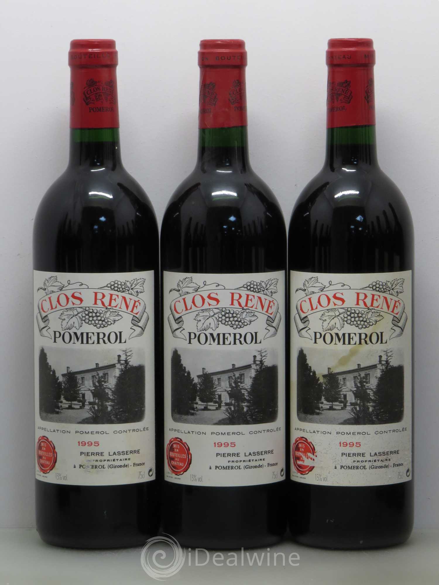Clos René 1995 - Lot of 12 bottles - 1