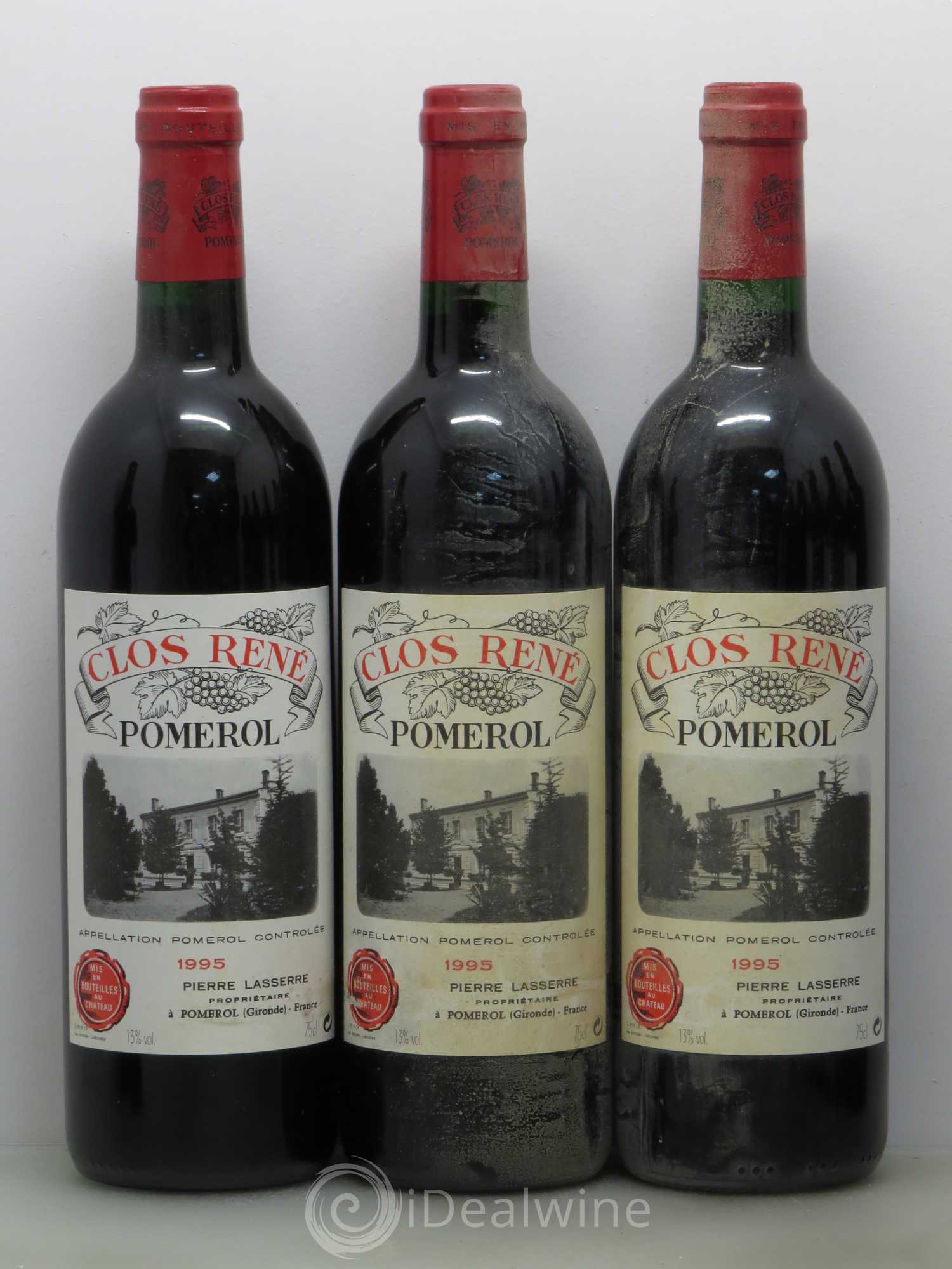 Clos René 1995 - Lot of 12 bottles - 2