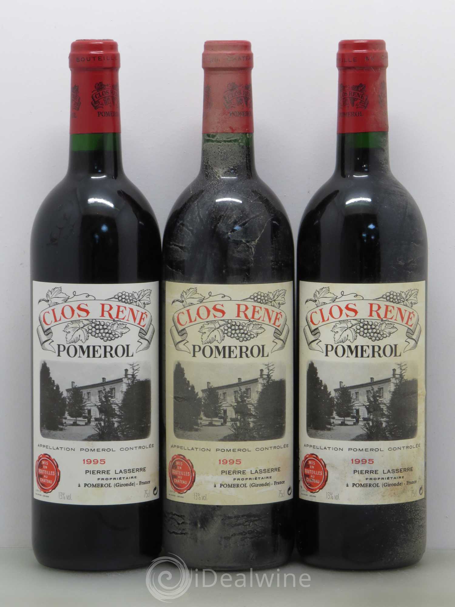 Clos René 1995 - Lot of 12 bottles - 4
