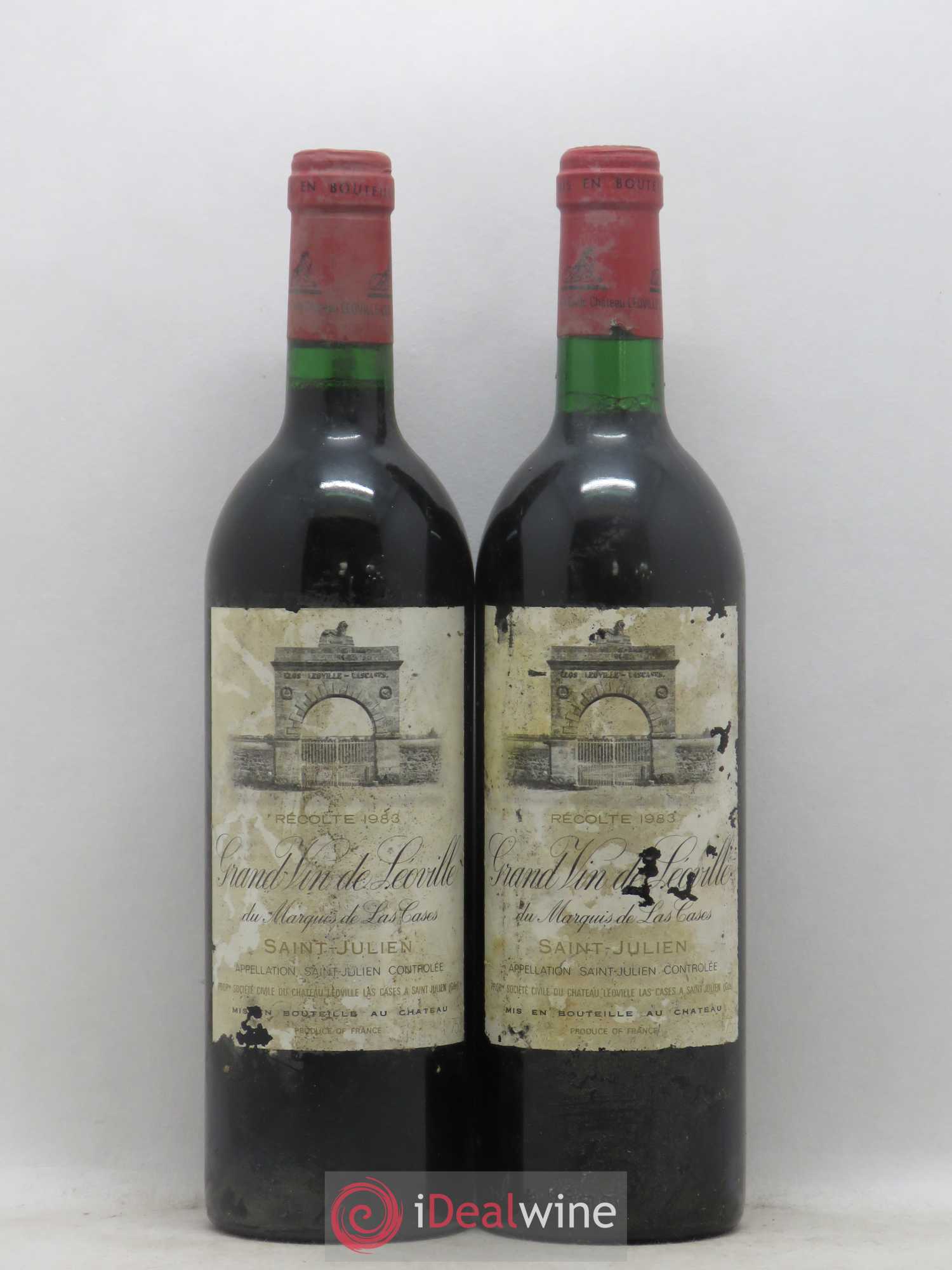 Château Léoville Las Cases 2ème Grand Cru Classé 1983 - Lot de 2 bouteilles - 0