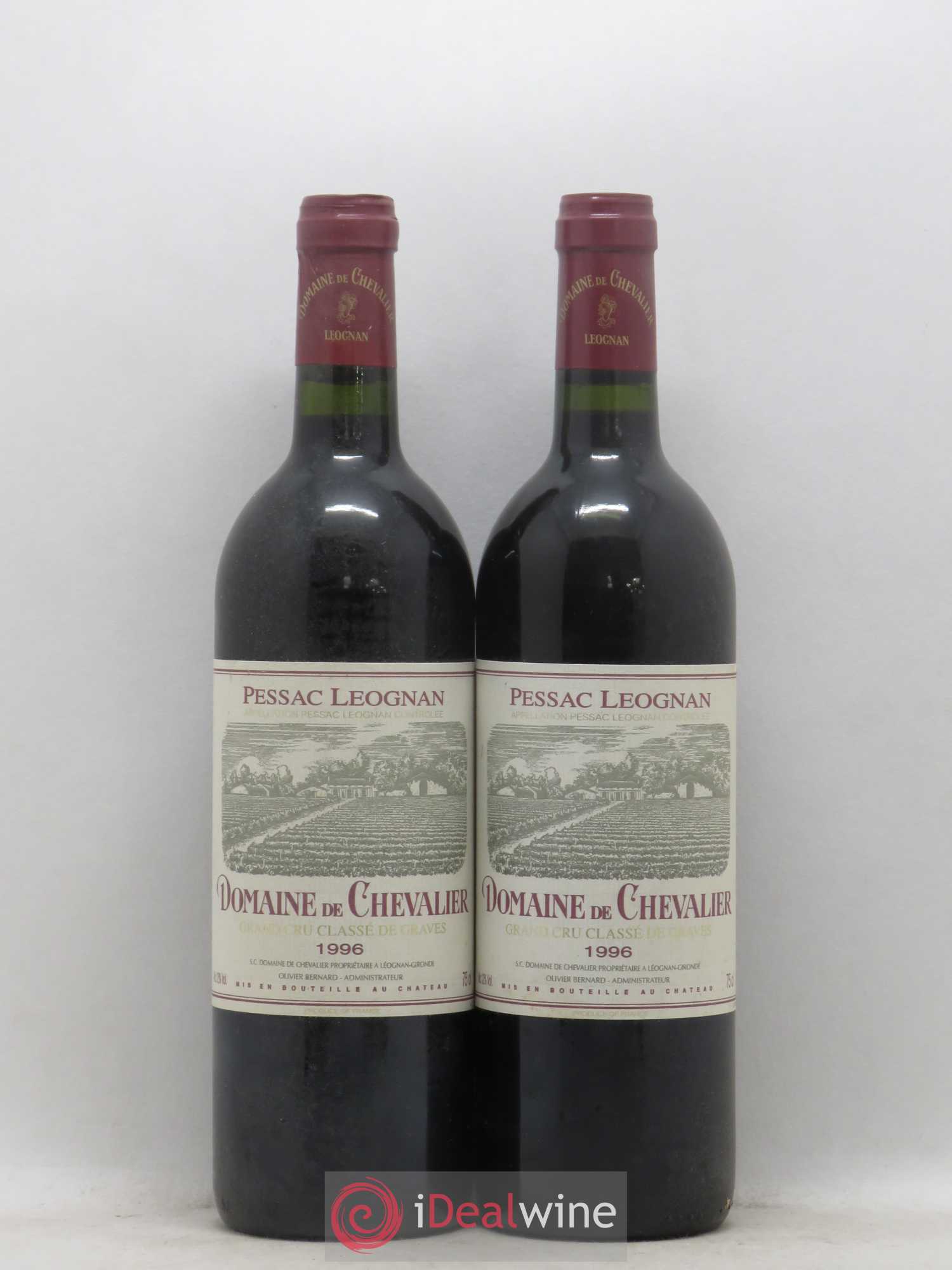 Domaine de Chevalier Cru Classé de Graves 1996 - Lot de 2 bouteilles - 0