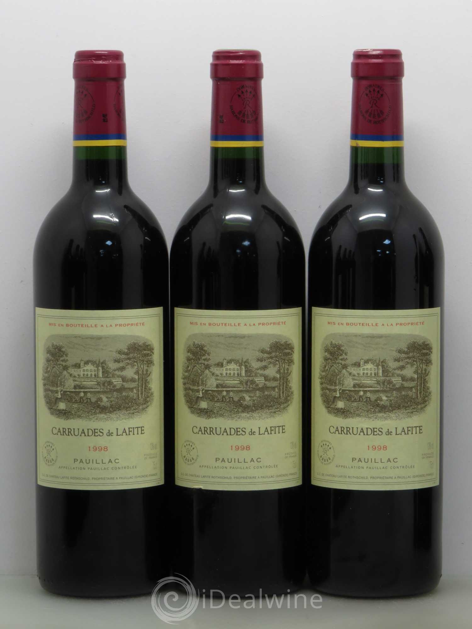 Carruades de Lafite Rothschild Second Vin 1998 - Lot de 12 bouteilles - 2