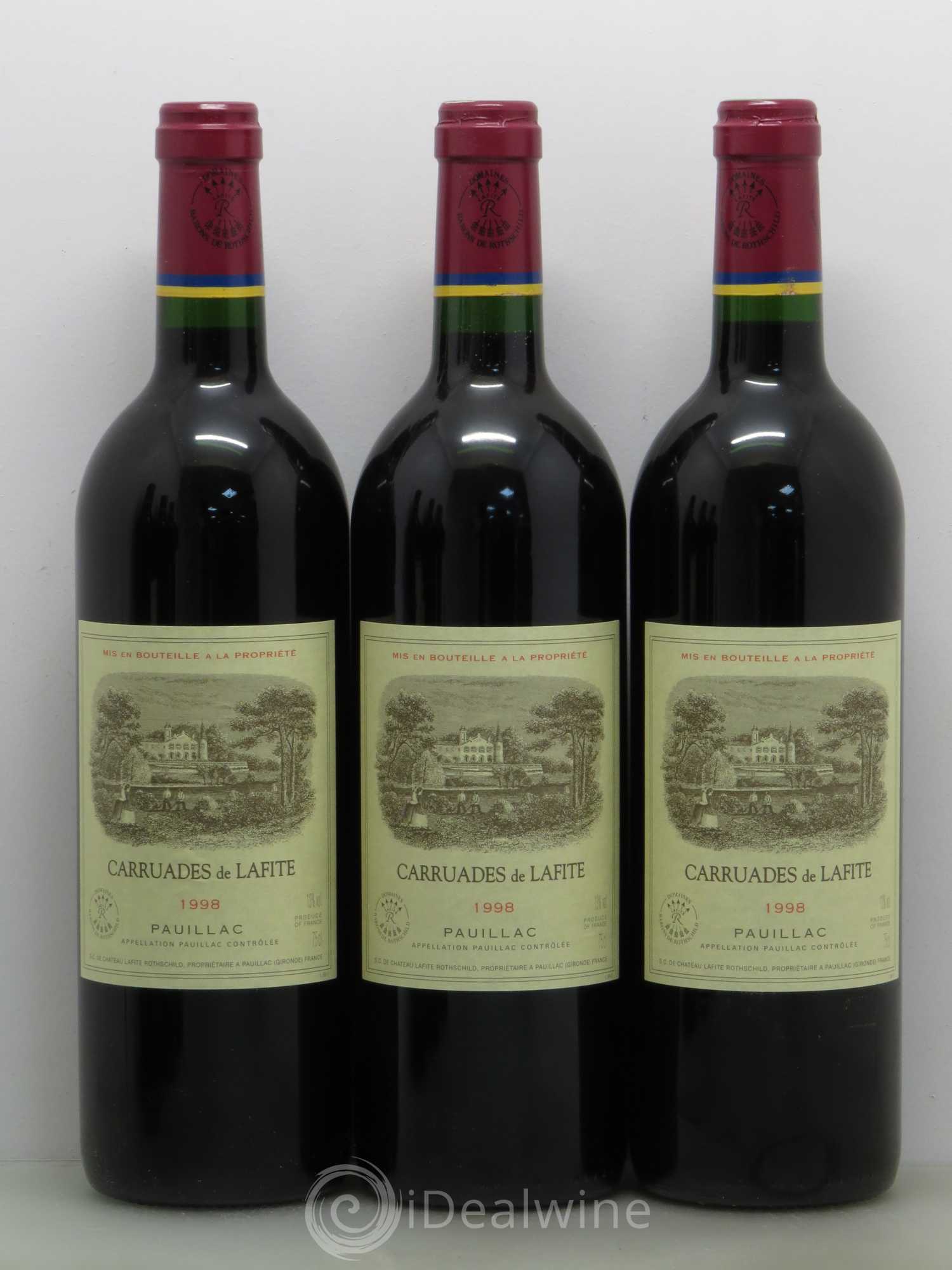 Carruades de Lafite Rothschild Second Vin 1998 - Lot de 12 bouteilles - 3