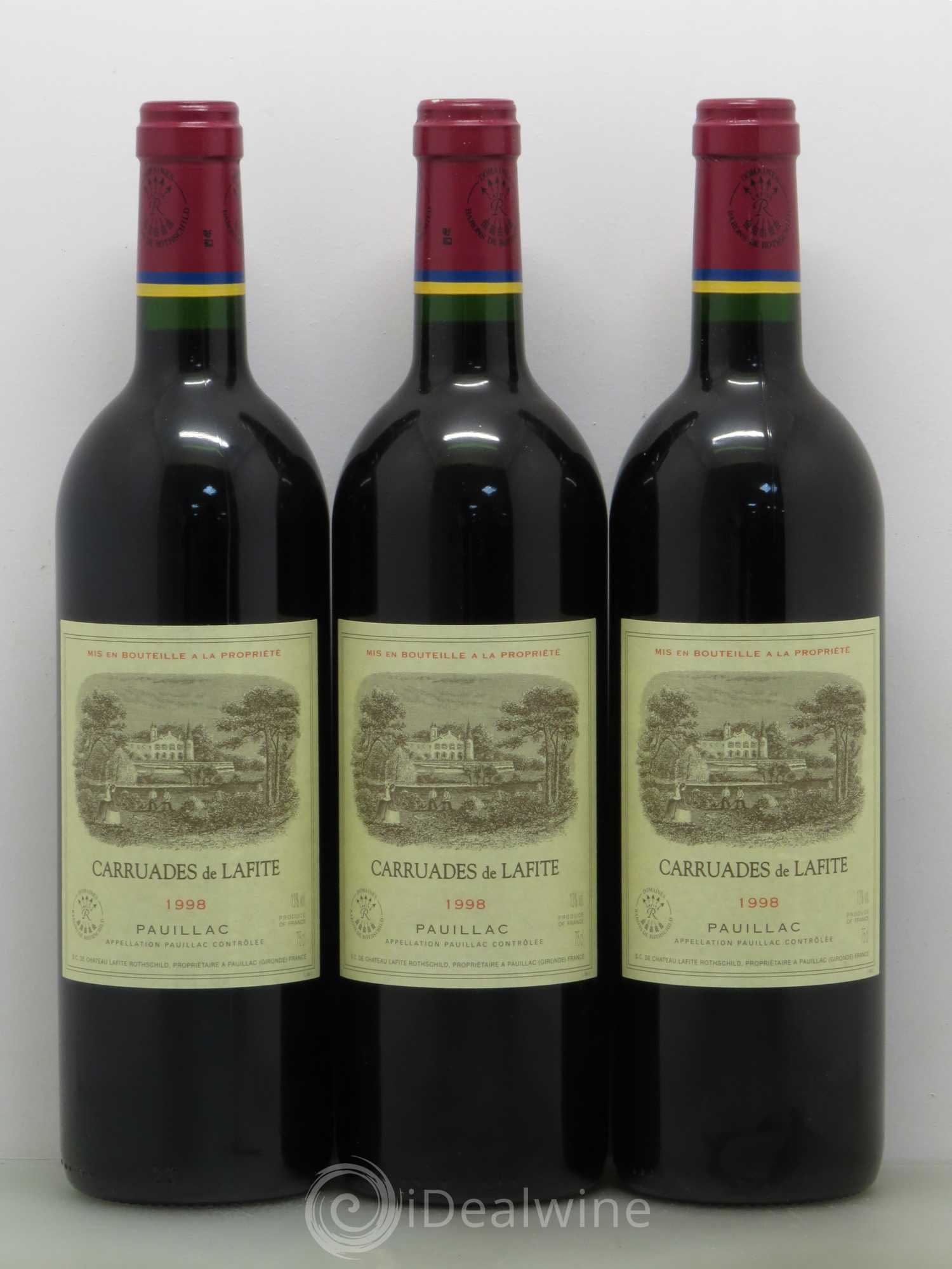 Carruades de Lafite Rothschild Second Vin 1998 - Lot de 12 bouteilles - 4