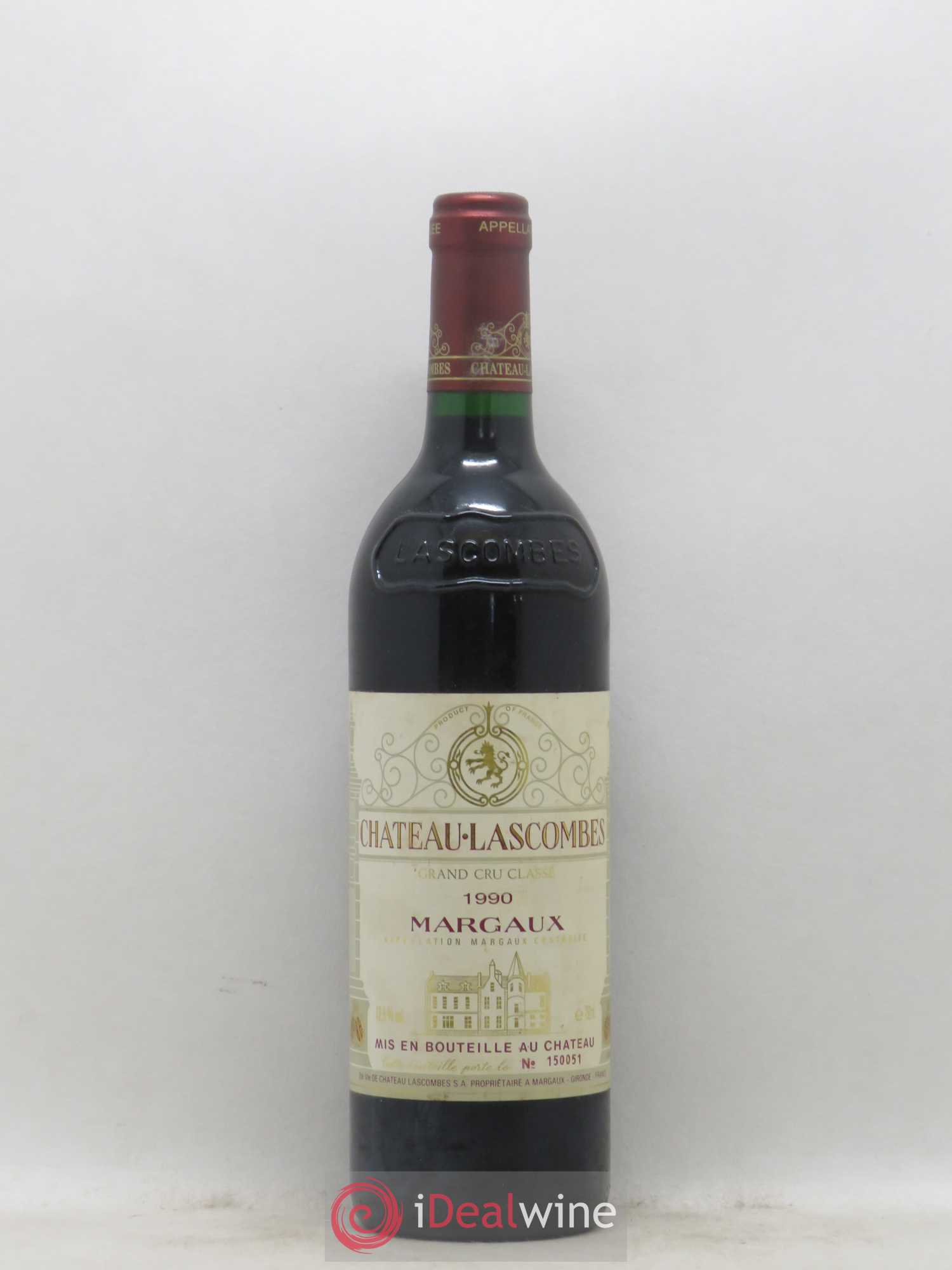 Château Lascombes 2ème Grand Cru Classé 1990 - Lot de 1 bouteille - 0