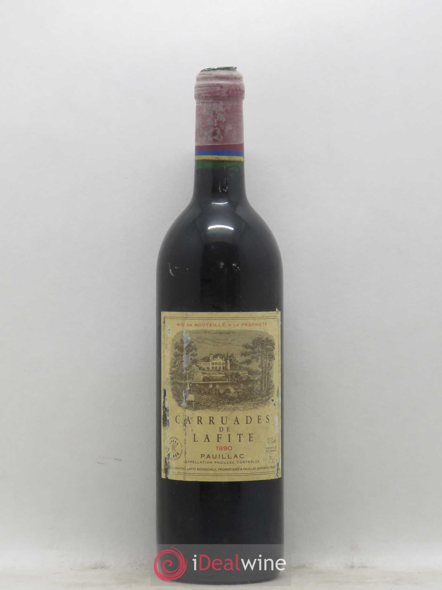 Carruades de Lafite Rothschild Second Vin 1990 - Lot de 1 bouteille - 0