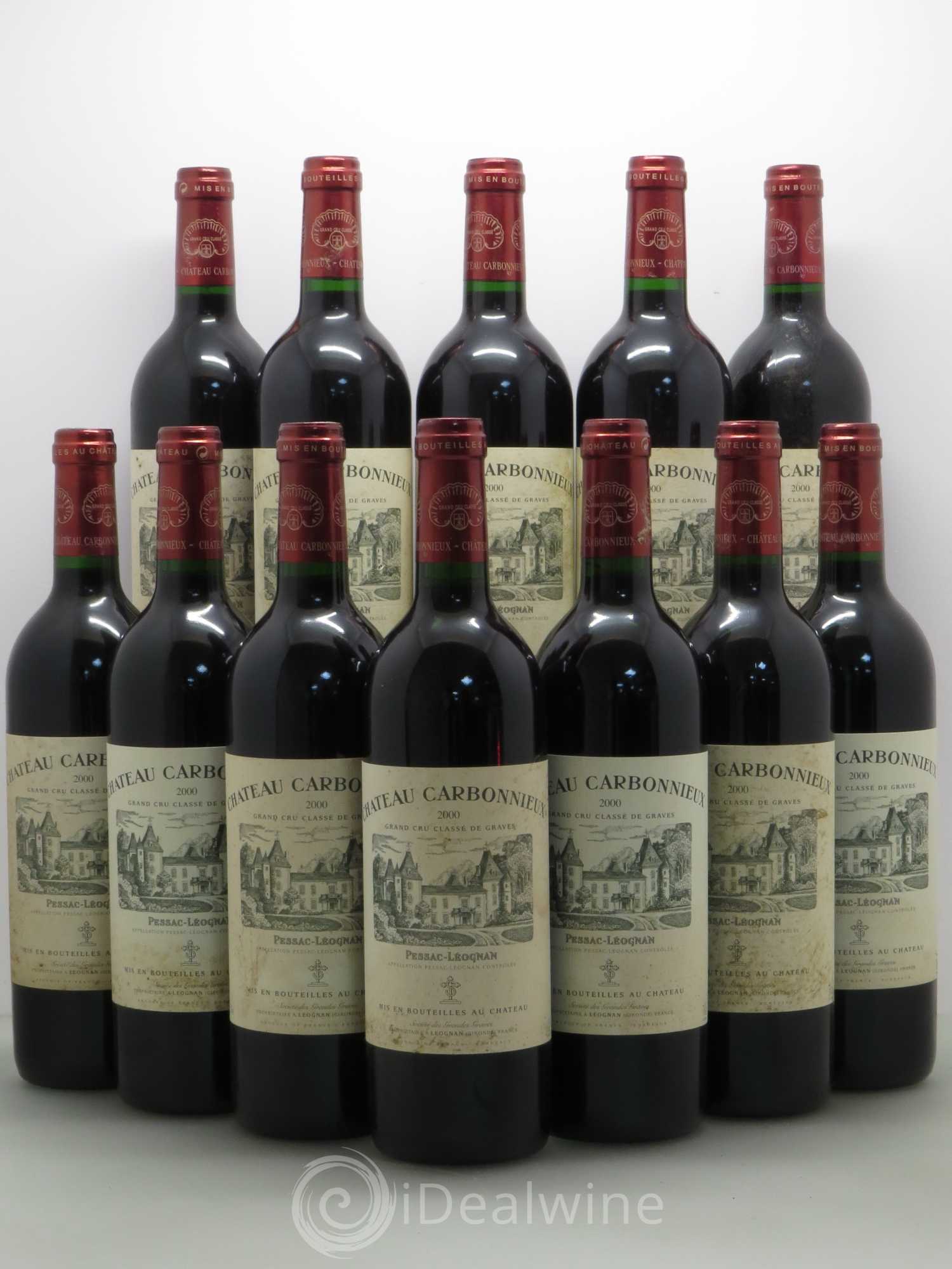 Château Carbonnieux Cru Classé de Graves 2000 - Lot de 12 bouteilles - 0