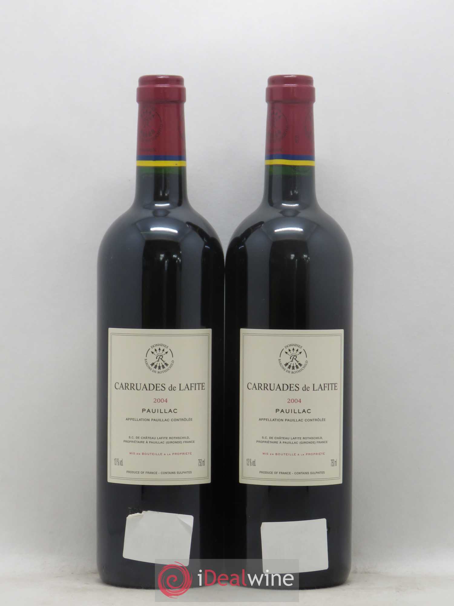 Carruades de Lafite Rothschild Second Vin 2004 - Lot de 2 bouteilles - 1