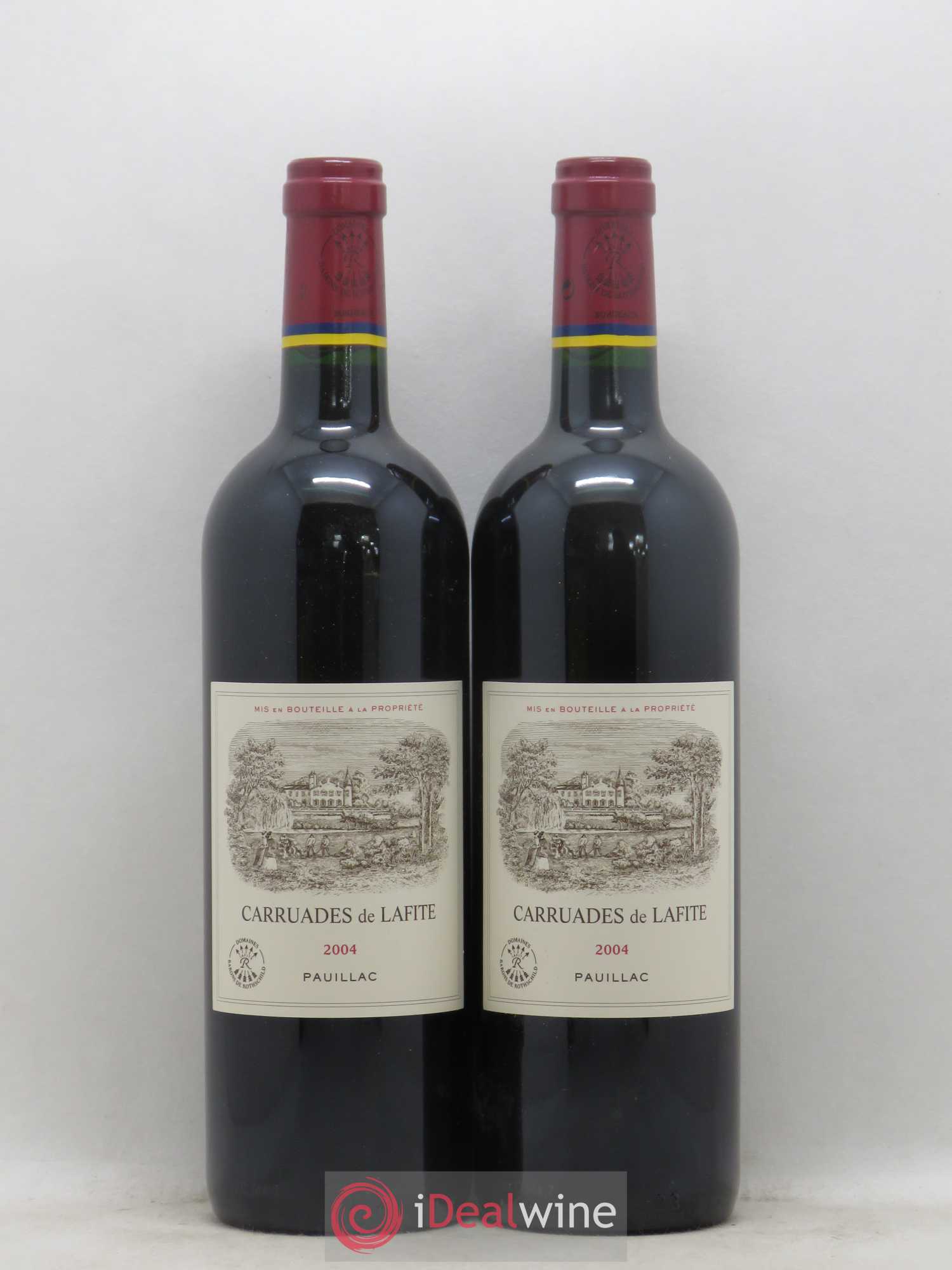 Carruades de Lafite Rothschild Second Vin 2004 - Lot de 2 bouteilles - 0