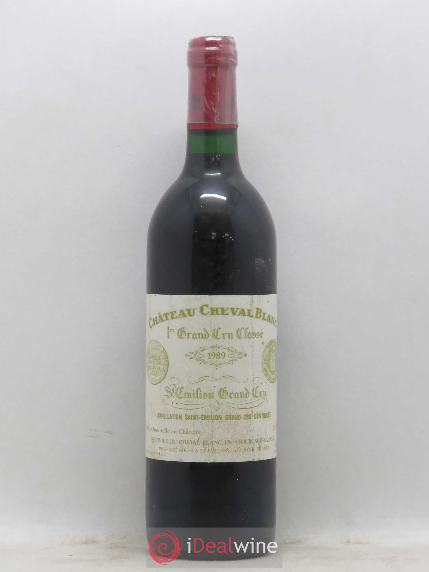 Château Cheval Blanc 1er Grand Cru Classé A 1989 - Lot de 1 bouteille - 0