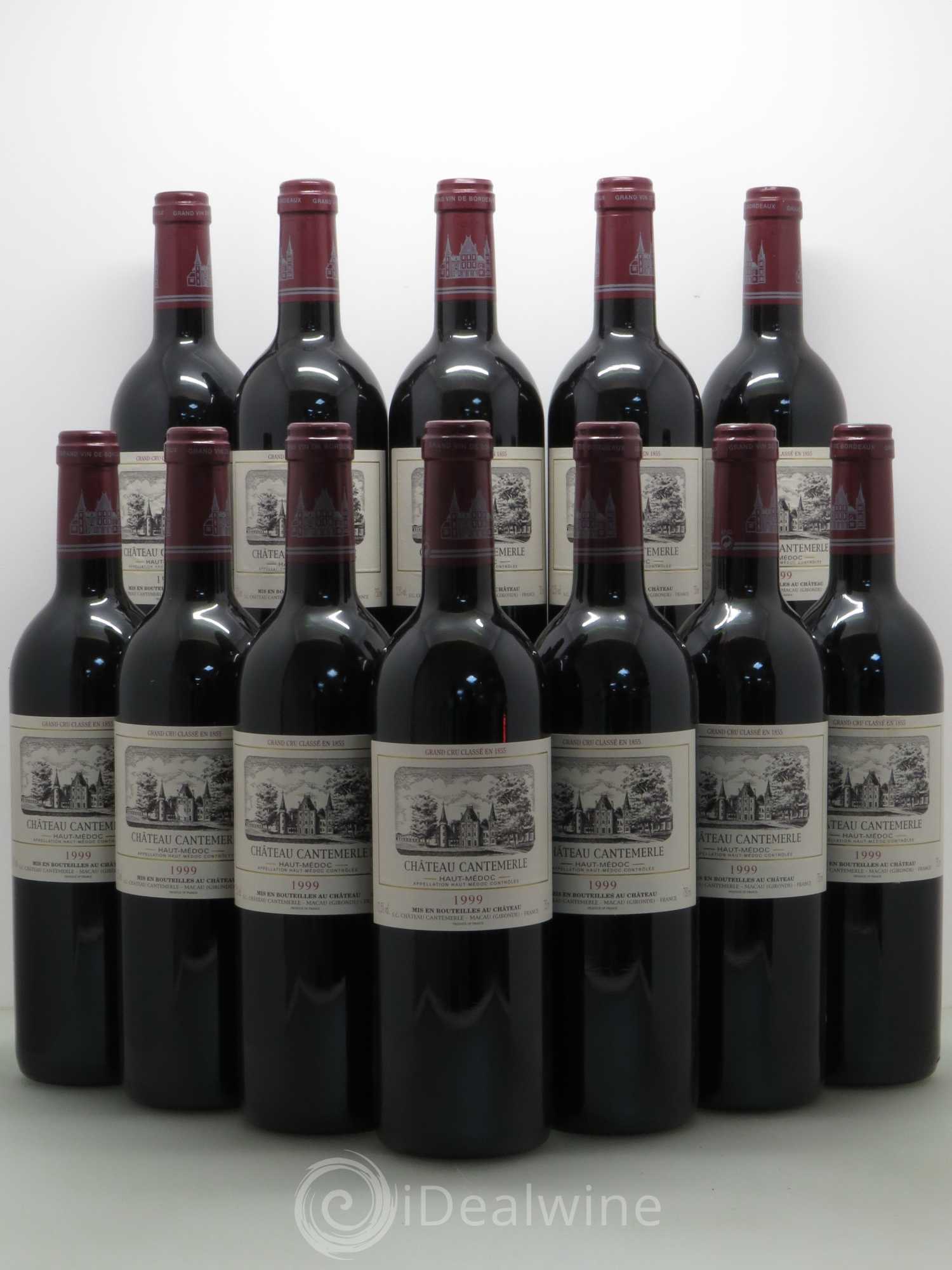 Château Cantemerle 5ème Grand Cru Classé 1999 - Lot de 12 bouteilles - 0