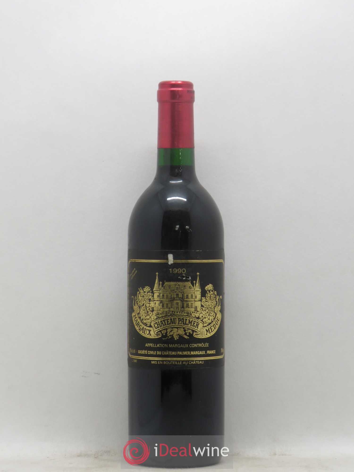 Château Palmer 3ème Grand Cru Classé 1990 - Lot de 1 bouteille - 0