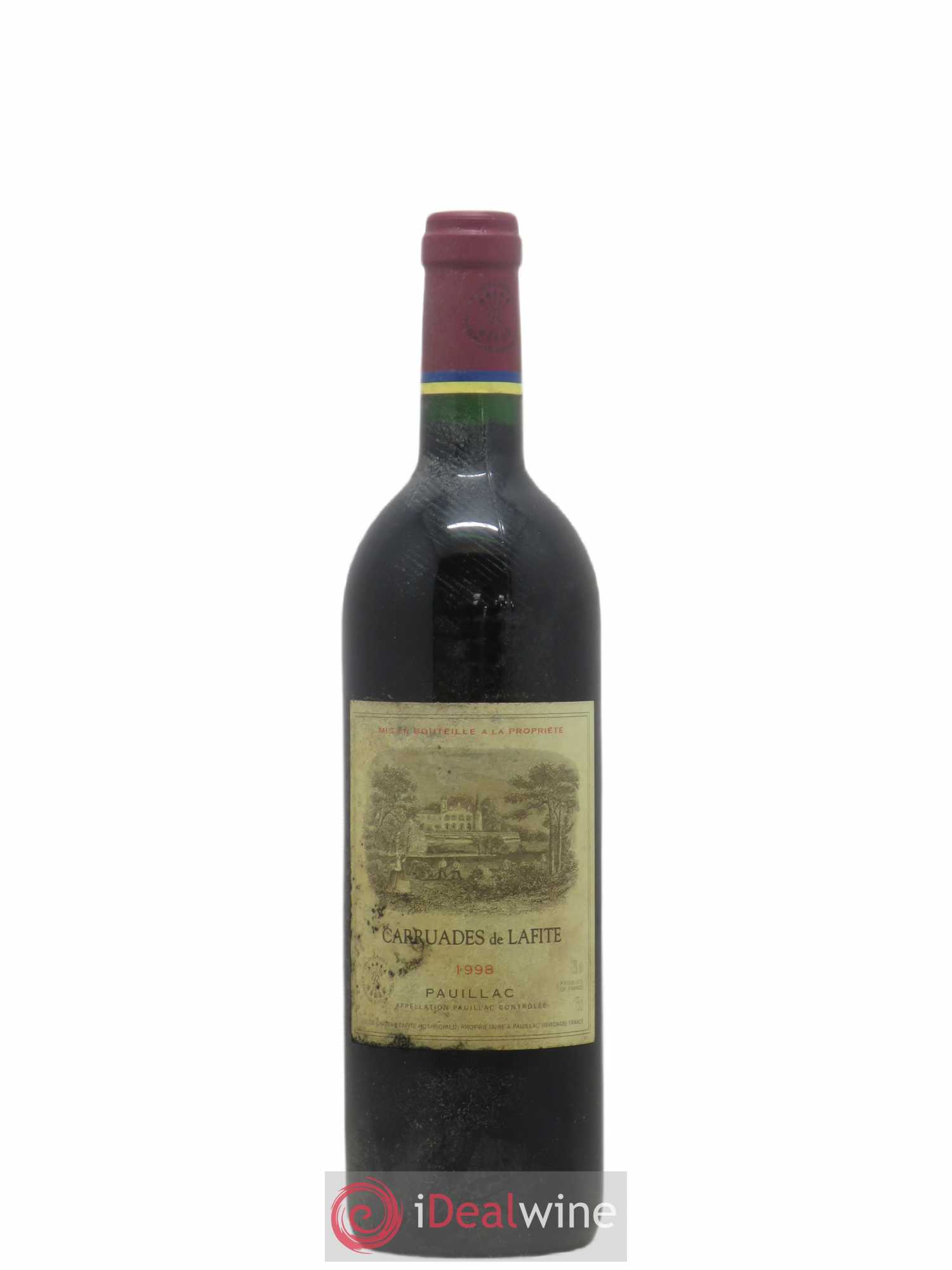 Carruades de Lafite Rothschild Second Vin 1998 - Lot de 1 bouteille - 0