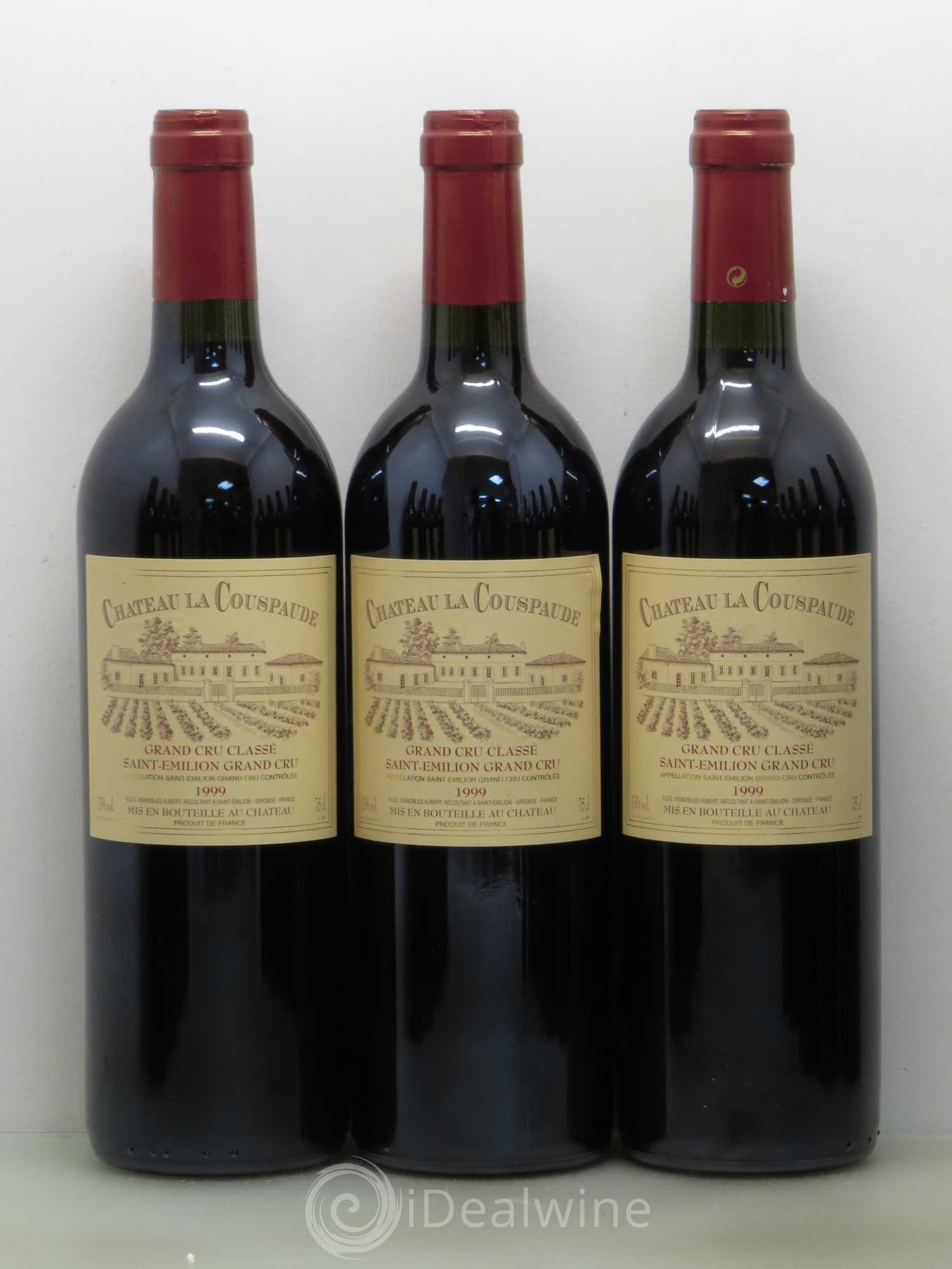 Château la Couspaude Grand Cru Classé 1999 - Lot de 12 bouteilles - 1