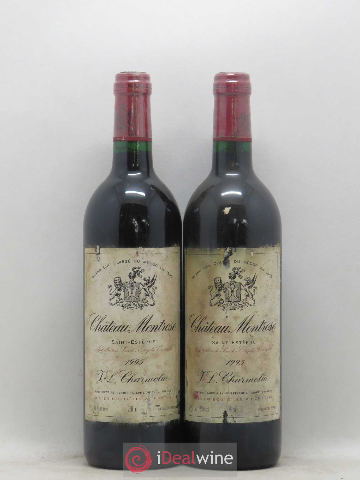 Château Montrose 2ème Grand Cru Classé 1995 - Lot de 2 bouteilles - 0