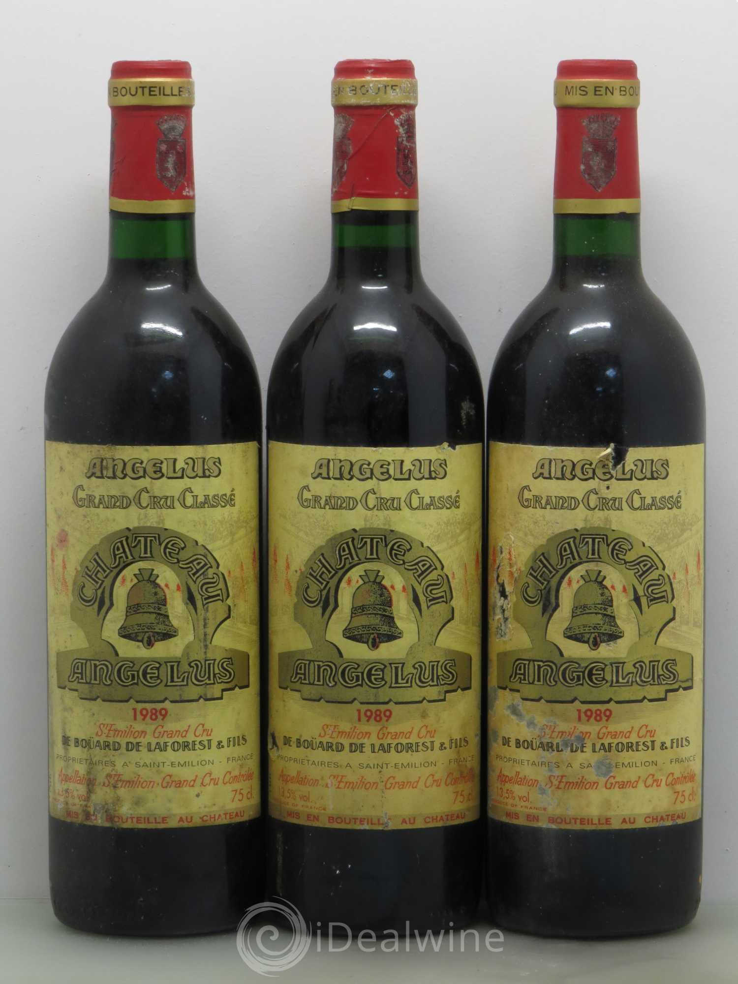 Château Angélus 1er Grand Cru Classé A 1989 - Lot de 6 bouteilles - 1