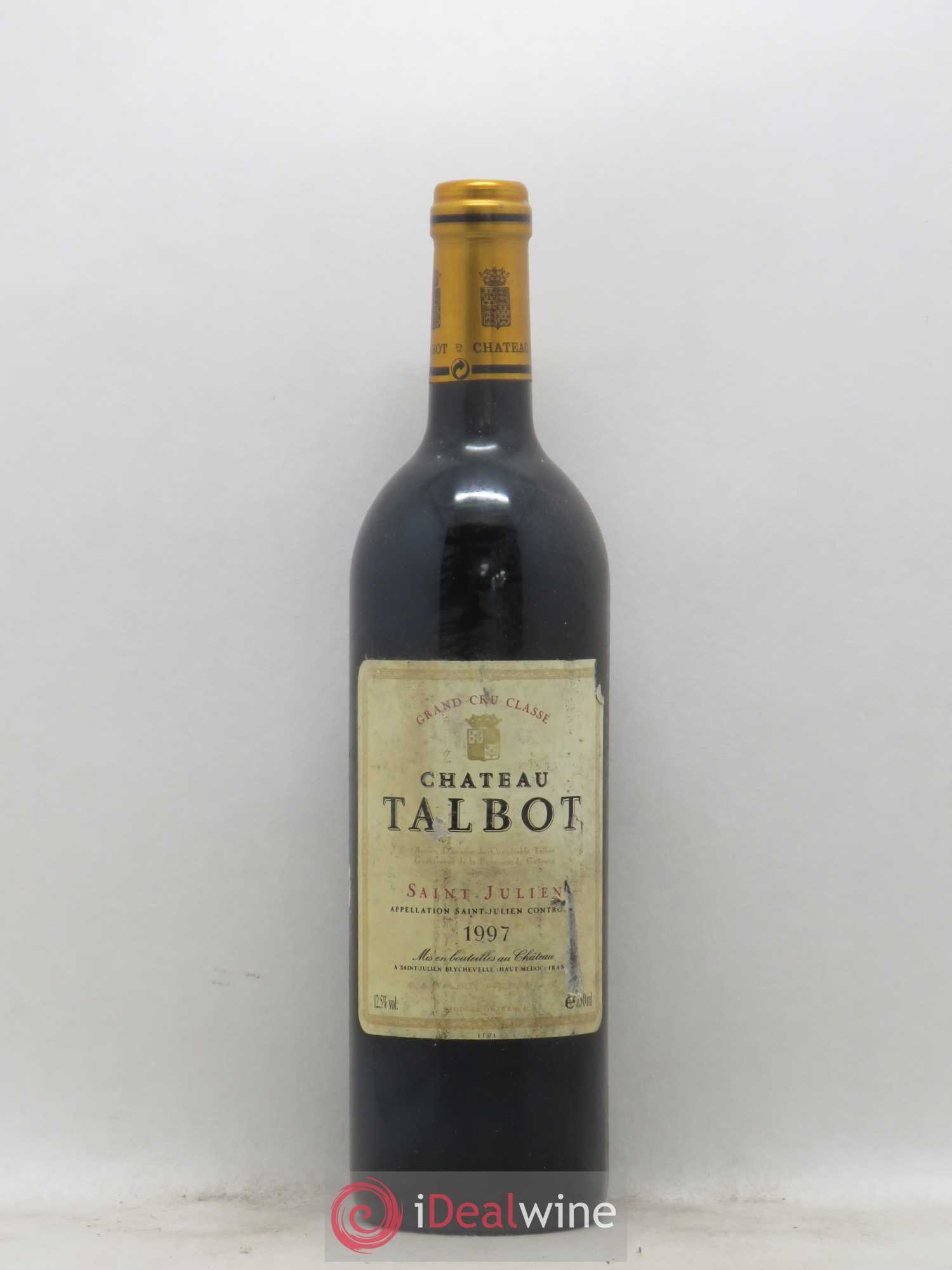 Château Talbot 4ème Grand Cru Classé 1997 - Lot de 1 bouteille - 0