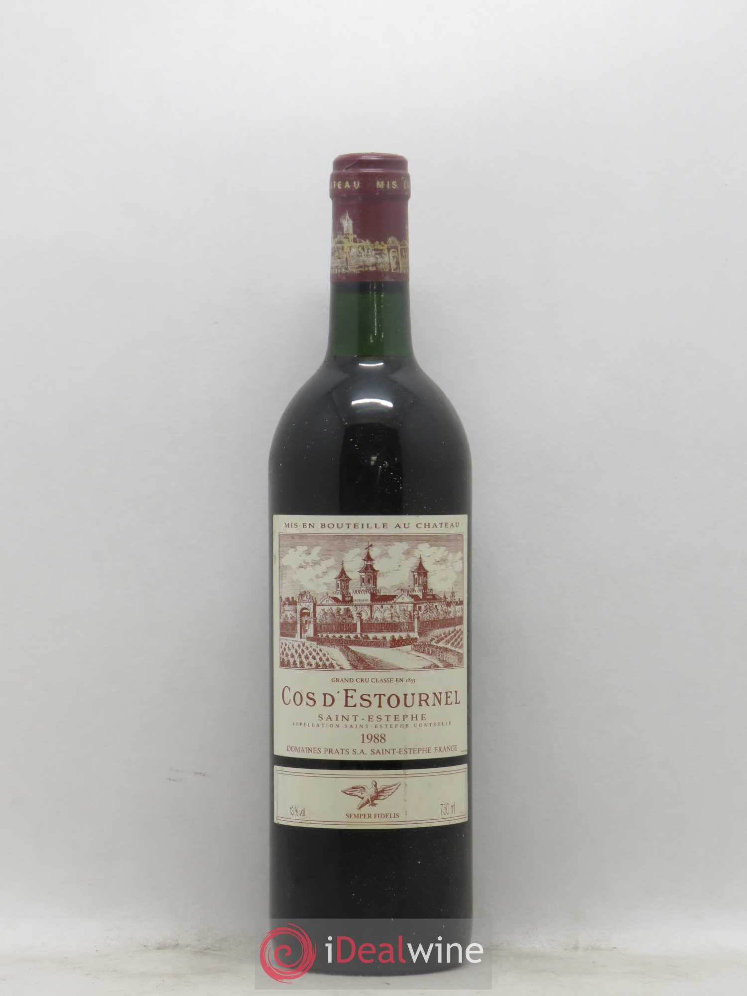 Cos d'Estournel 2ème Grand Cru Classé 1988 - Lot de 1 bouteille - 0