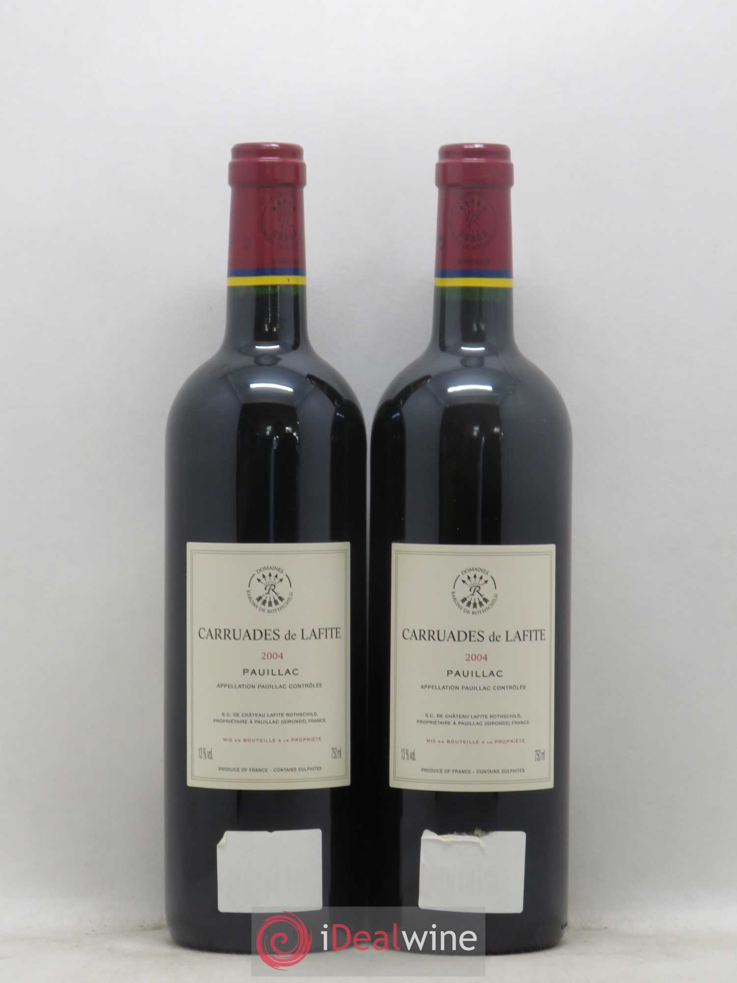 Carruades de Lafite Rothschild Second Vin 2004 - Lot de 2 bouteilles - 1