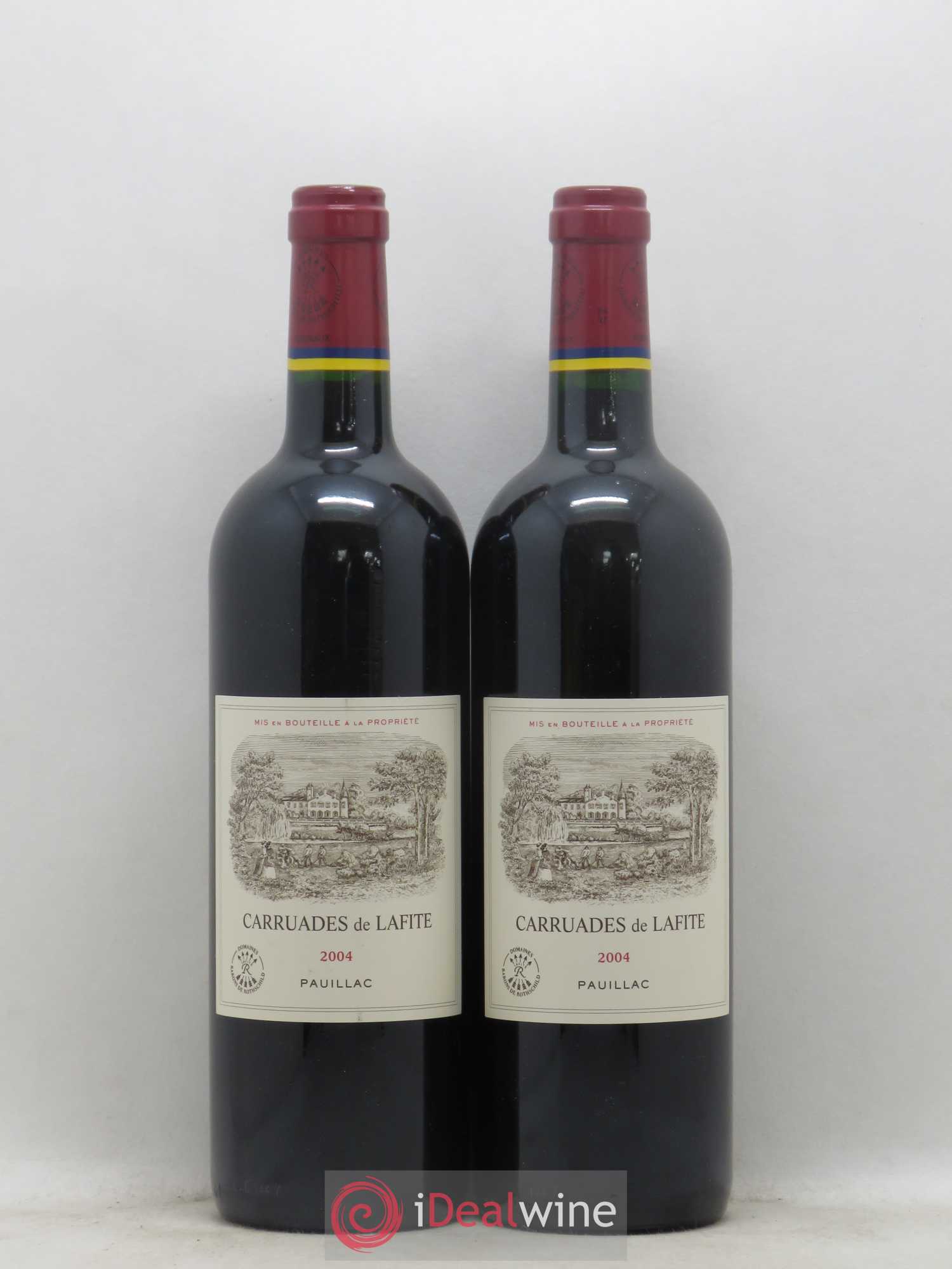 Carruades de Lafite Rothschild Second Vin 2004 - Lot de 2 bouteilles - 0