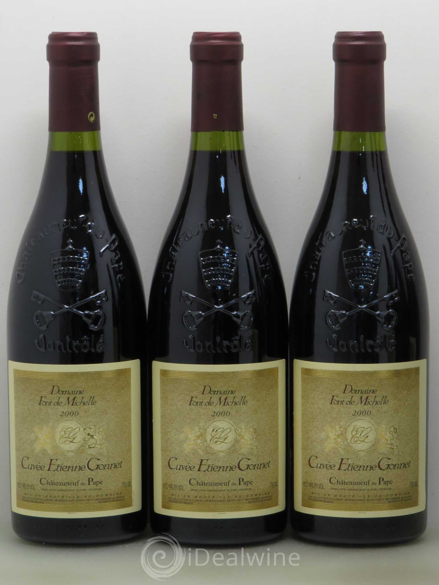 Châteauneuf-du-Pape Etienne Gonnet 2000 - Posten von 6 Flaschen - 1