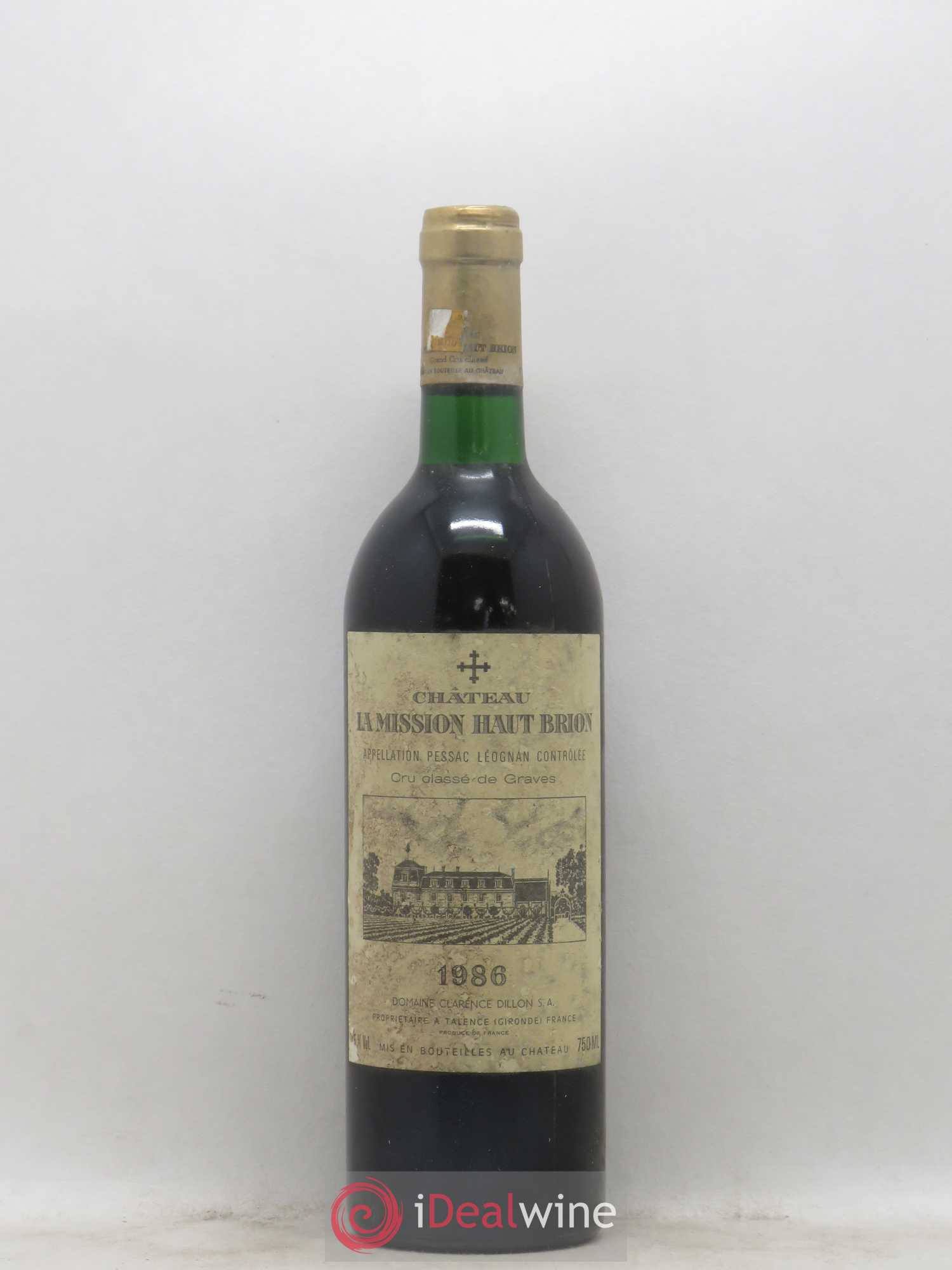 Château la Mission Haut-Brion Cru Classé de Graves 1986 - Lot de 1 bouteille - 0