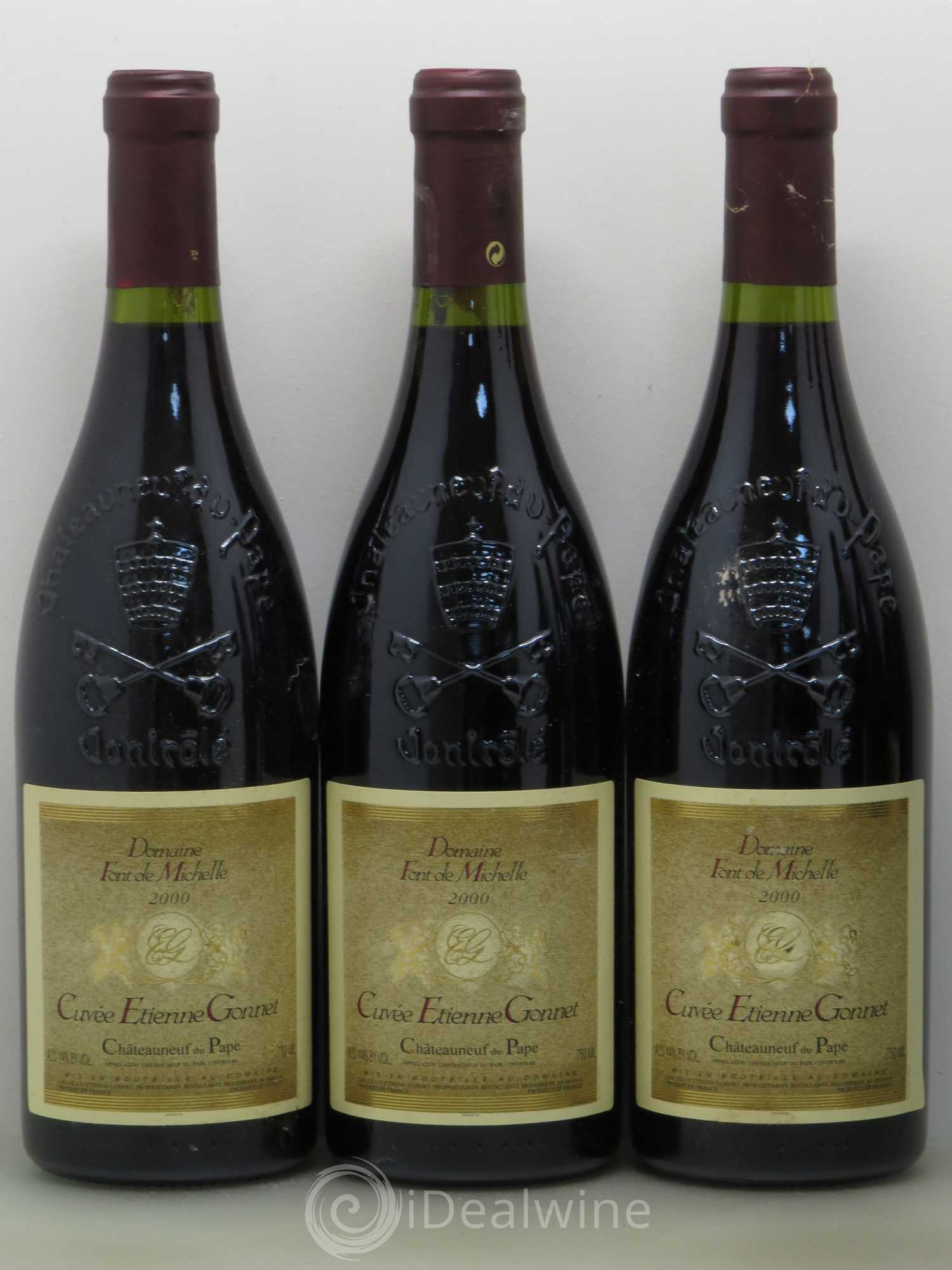 Châteauneuf-du-Pape Etienne Gonnet 2000 - Posten von 6 Flaschen - 1