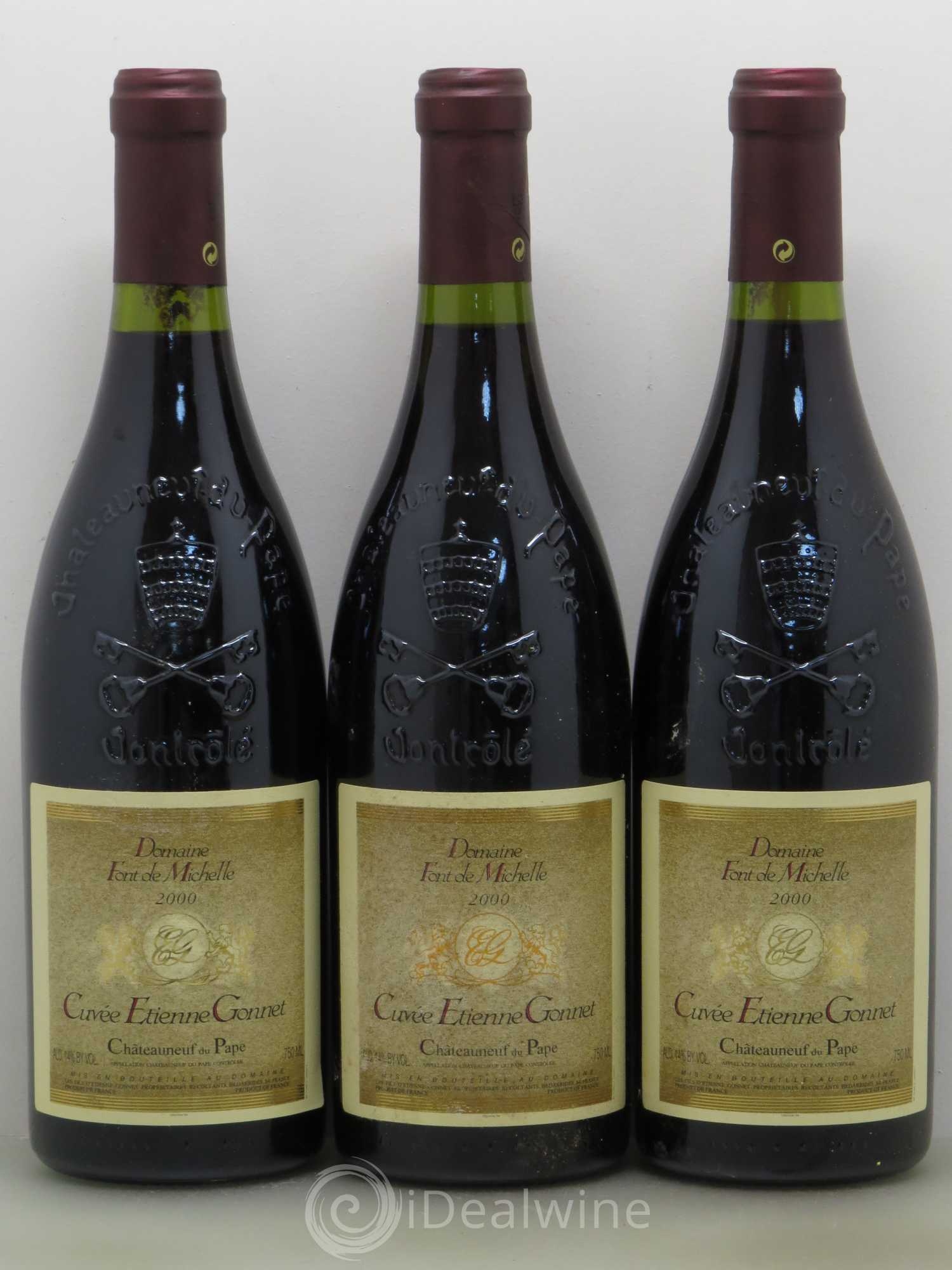 Châteauneuf-du-Pape Etienne Gonnet 2000 - Posten von 6 Flaschen - 2