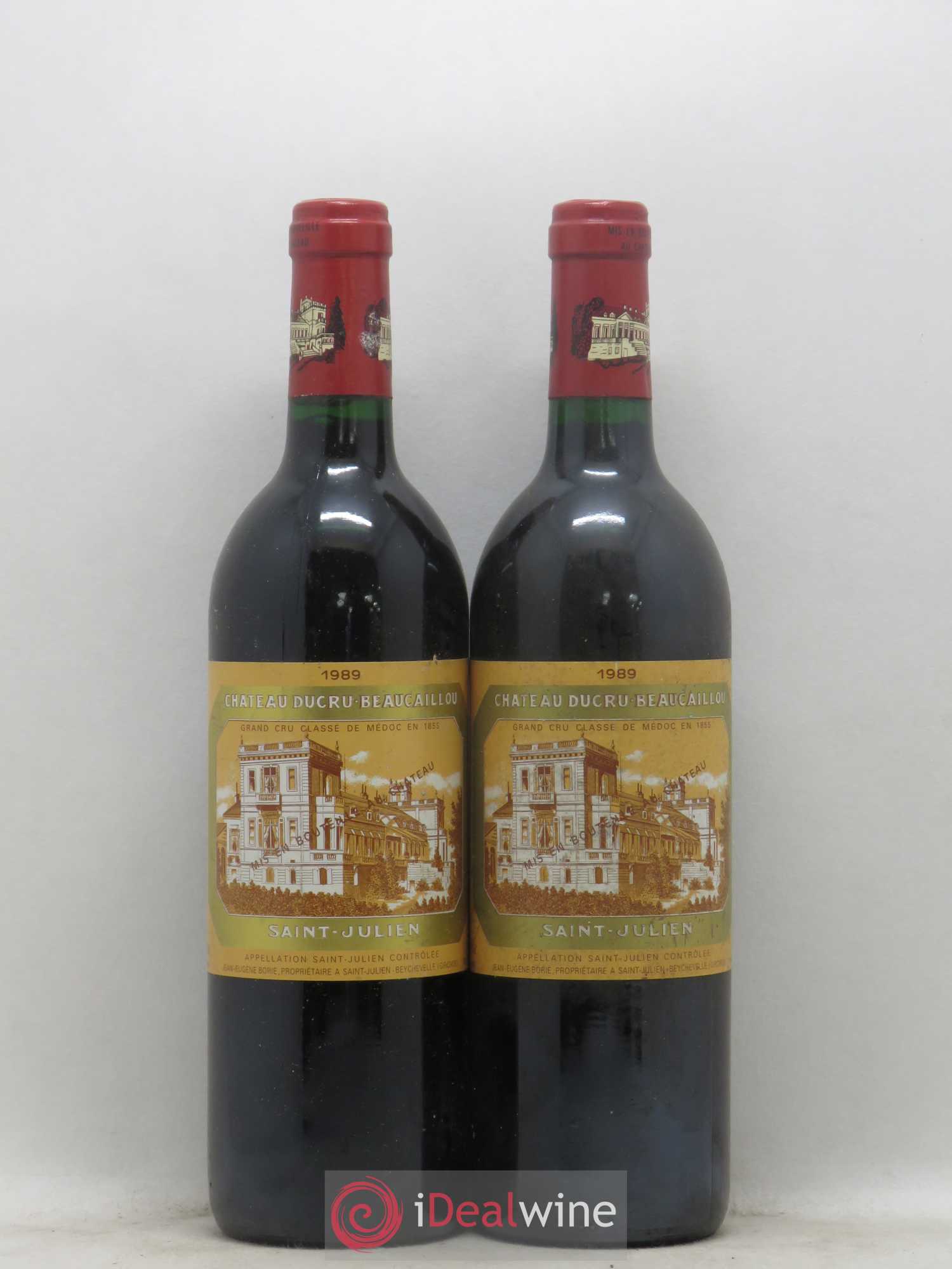 Château Ducru Beaucaillou 2ème Grand Cru Classé 1989 - Lot de 2 bouteilles - 0