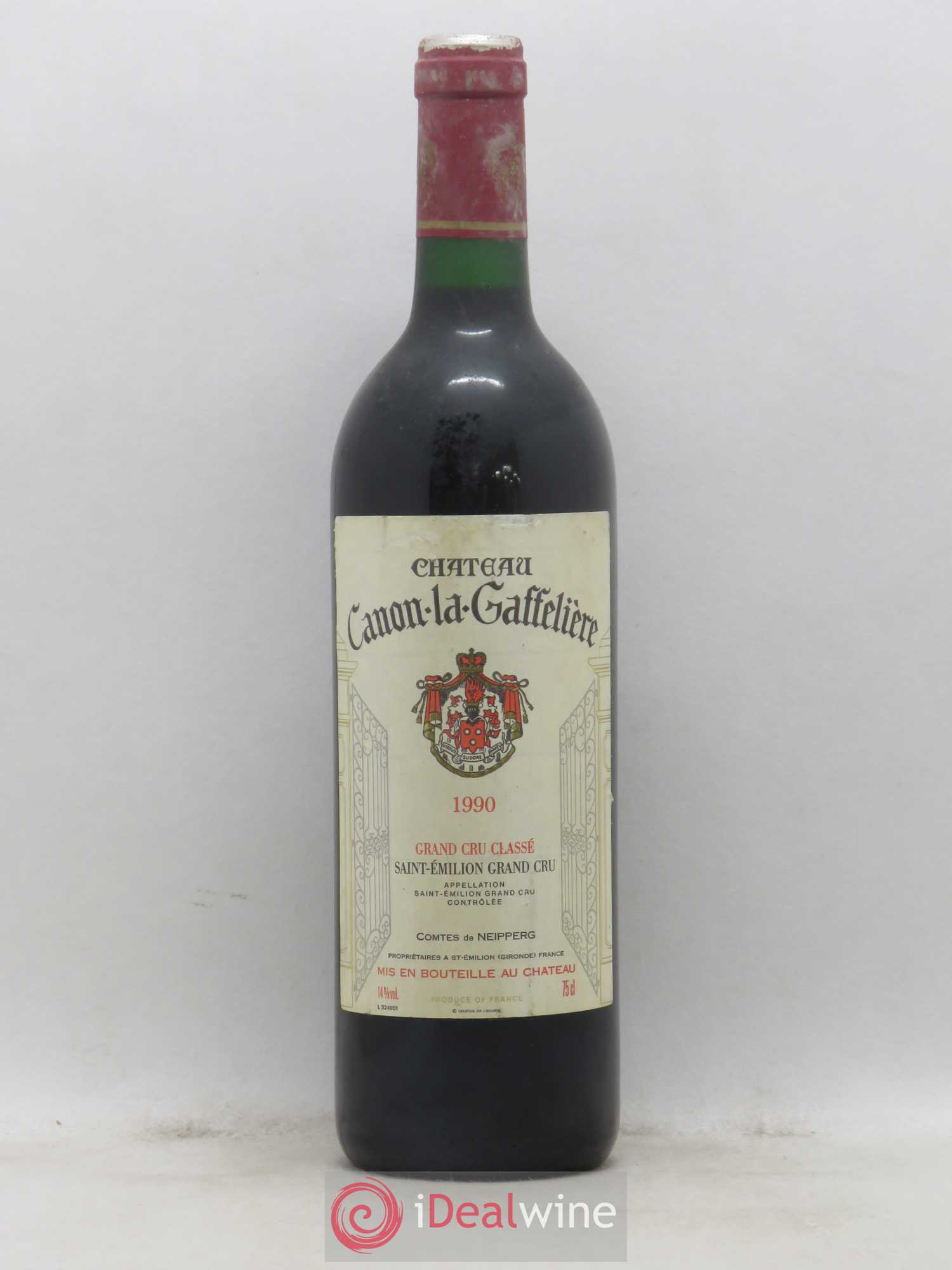 Château Canon la Gaffelière 1er Grand Cru Classé B 1990 - Lot de 1 bouteille - 0