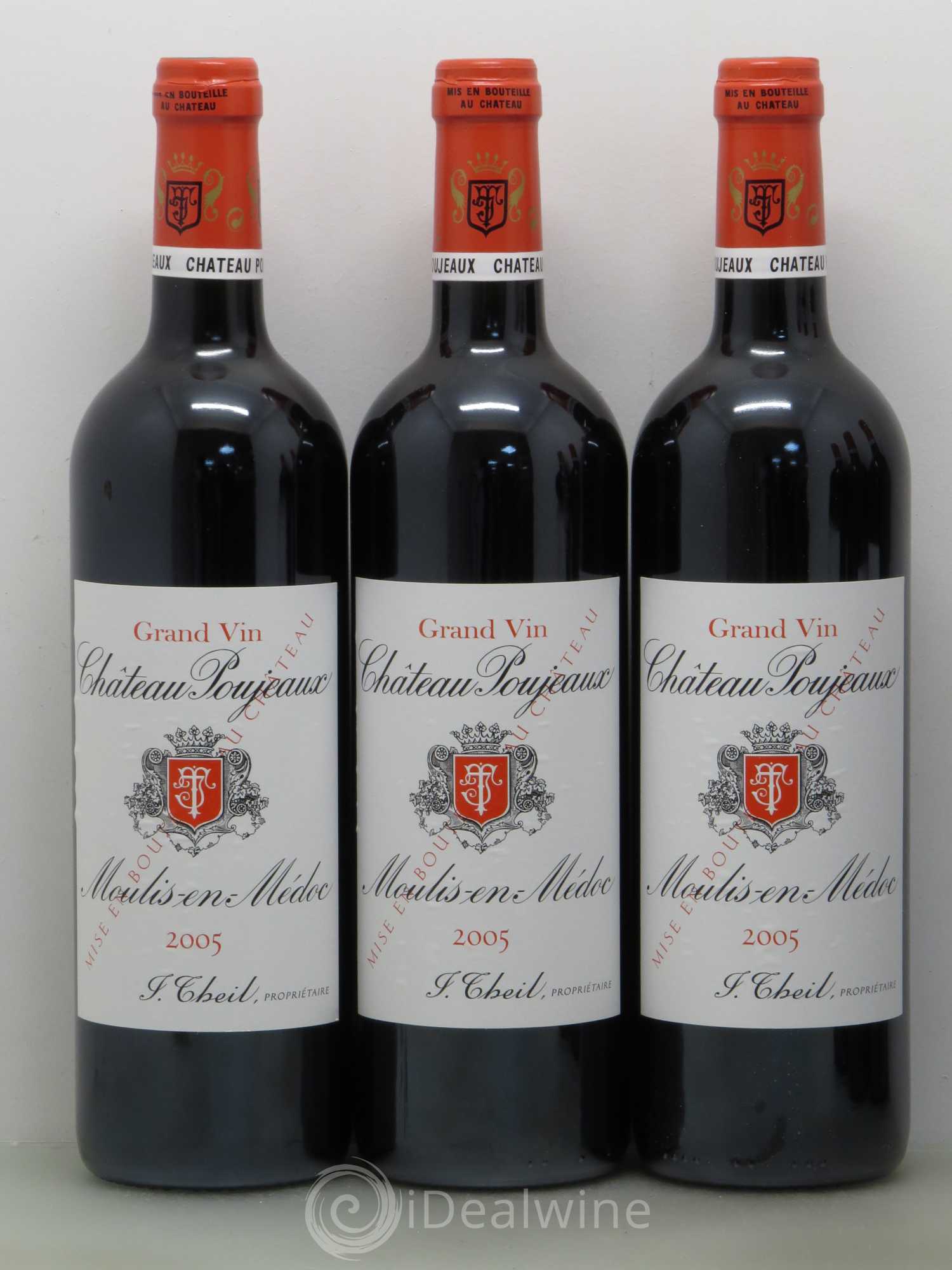 Château Poujeaux 2005 - Lot de 6 bouteilles - 1