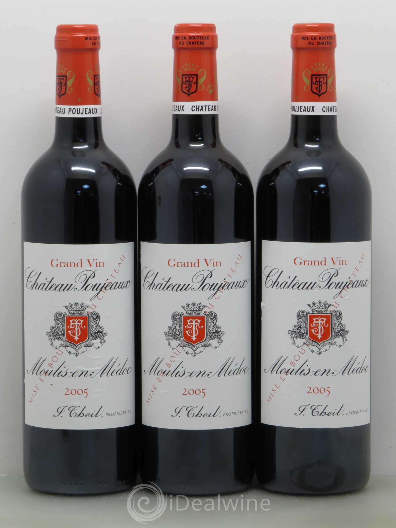 Château Poujeaux 2005 - Lot de 6 bouteilles - 2