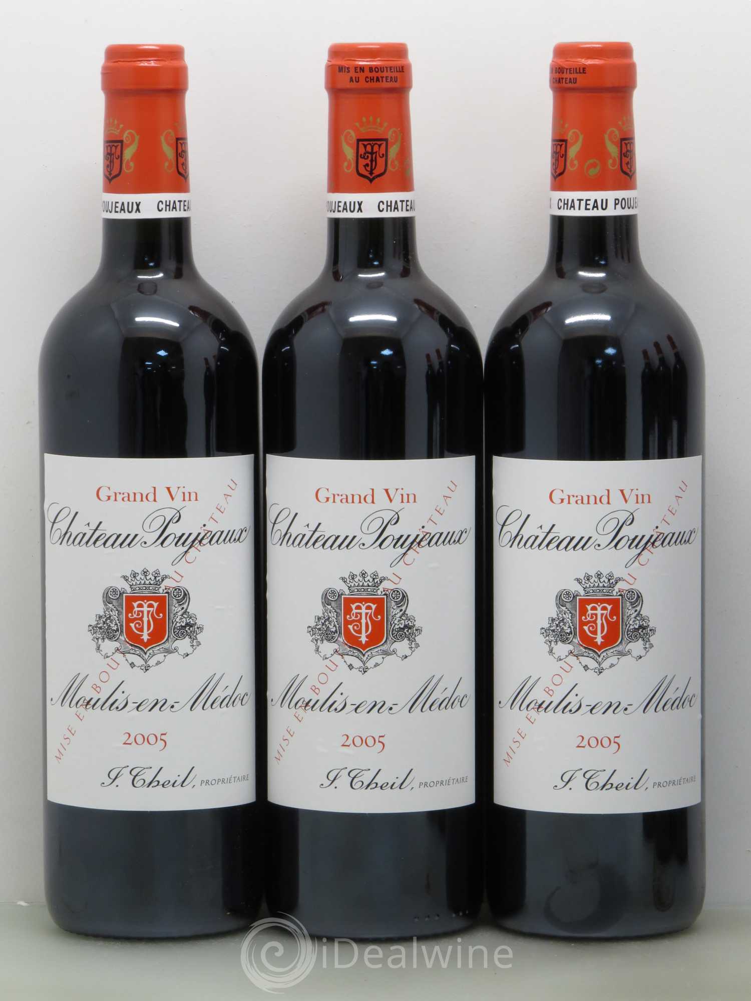 Château Poujeaux 2005 - Lot de 6 bouteilles - 1