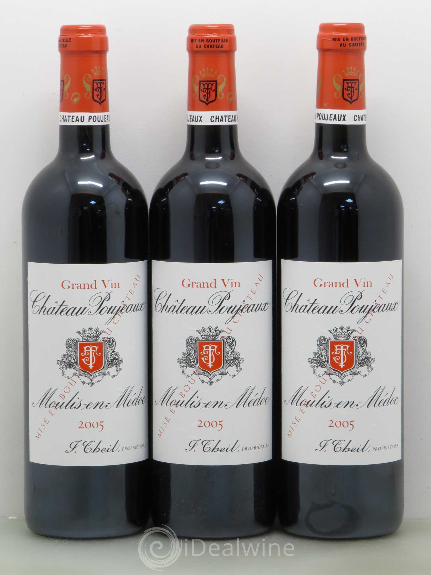 Château Poujeaux 2005 - Lot de 6 bouteilles - 2