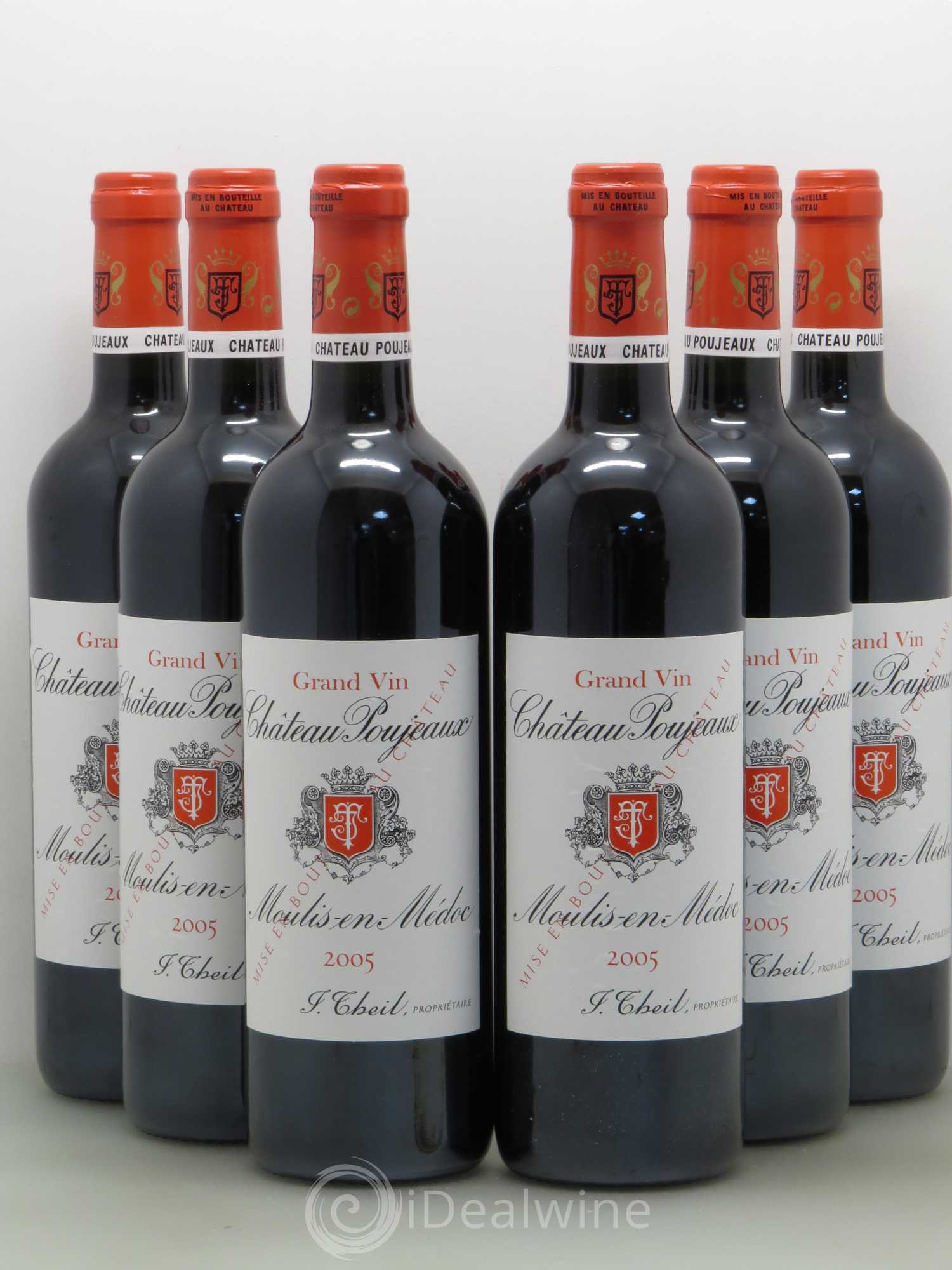 Château Poujeaux 2005 - Lot de 6 bouteilles - 0