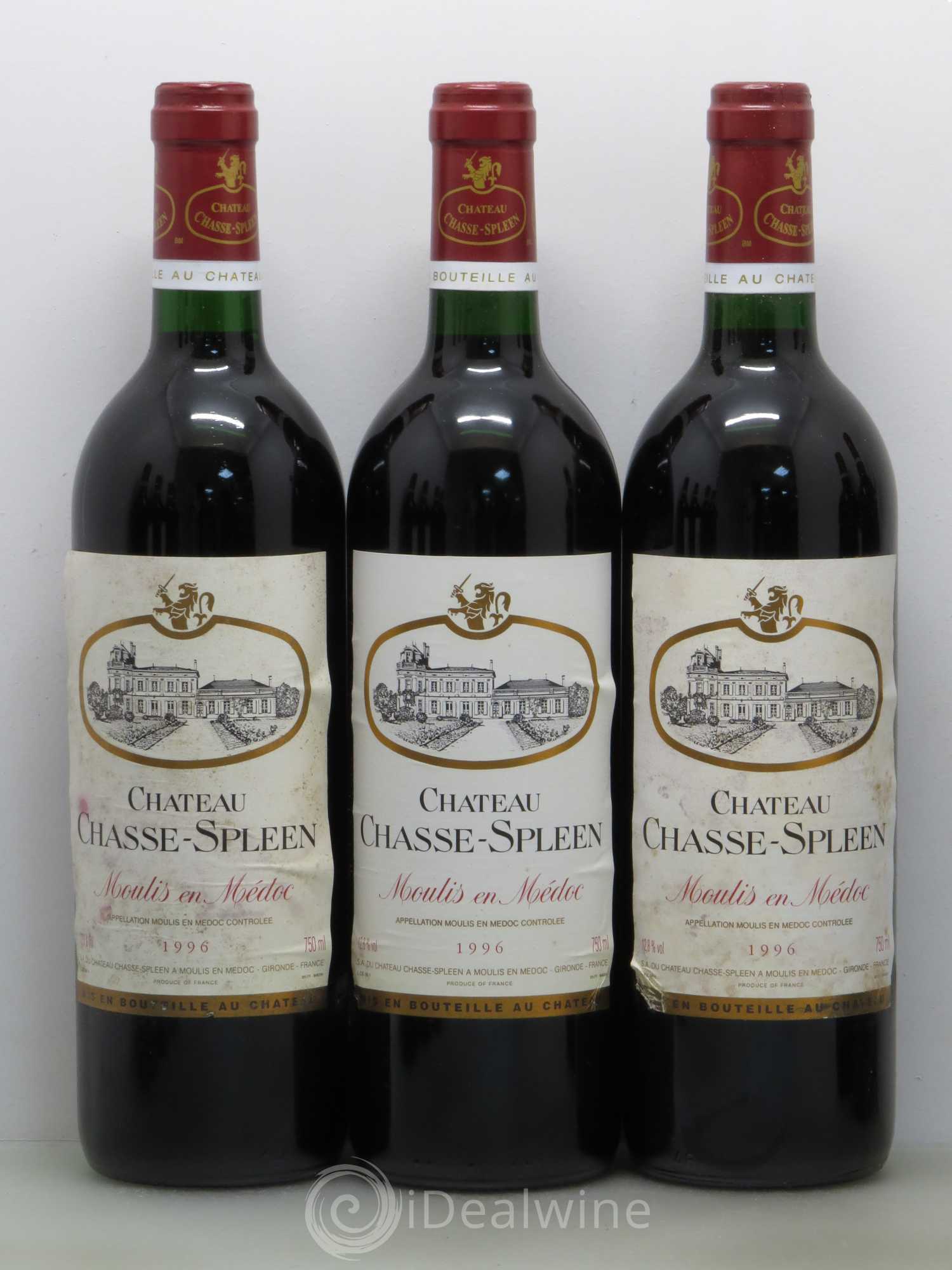 Château Chasse Spleen 1996 - Lot de 12 bouteilles - 2