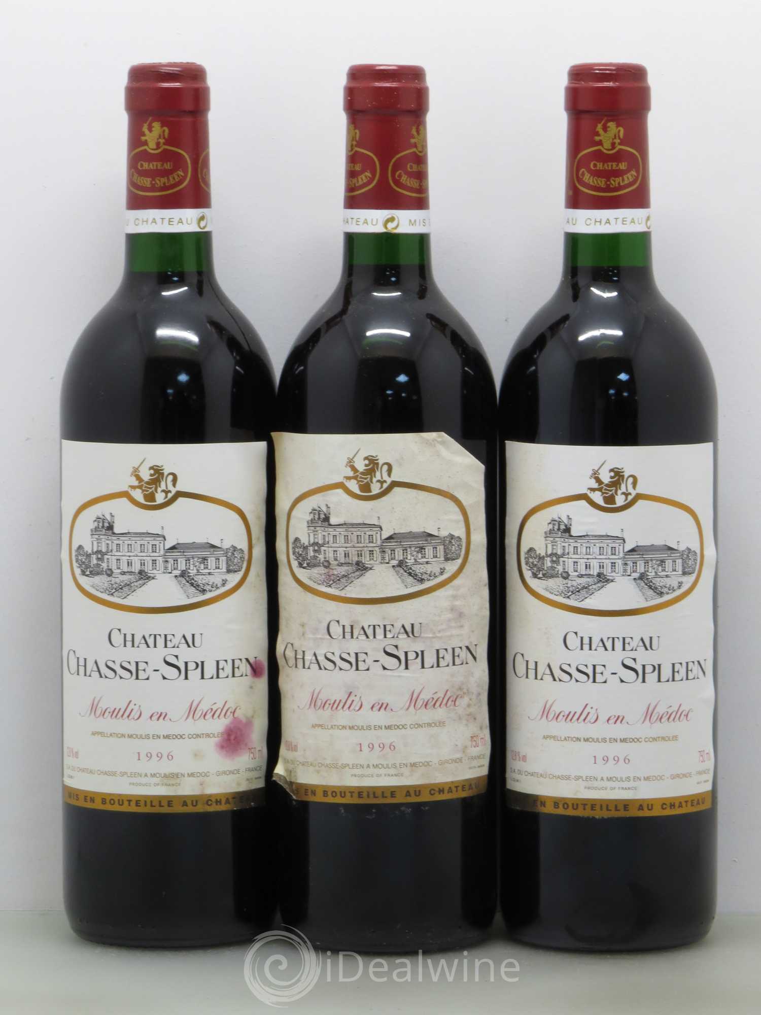 Château Chasse Spleen 1996 - Lot de 12 bouteilles - 4