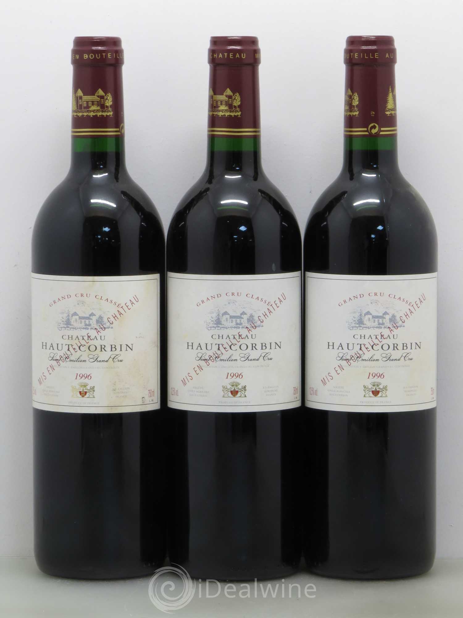 Château Haut Corbin Grand Cru 1996 - Lot de 12 bouteilles - 4