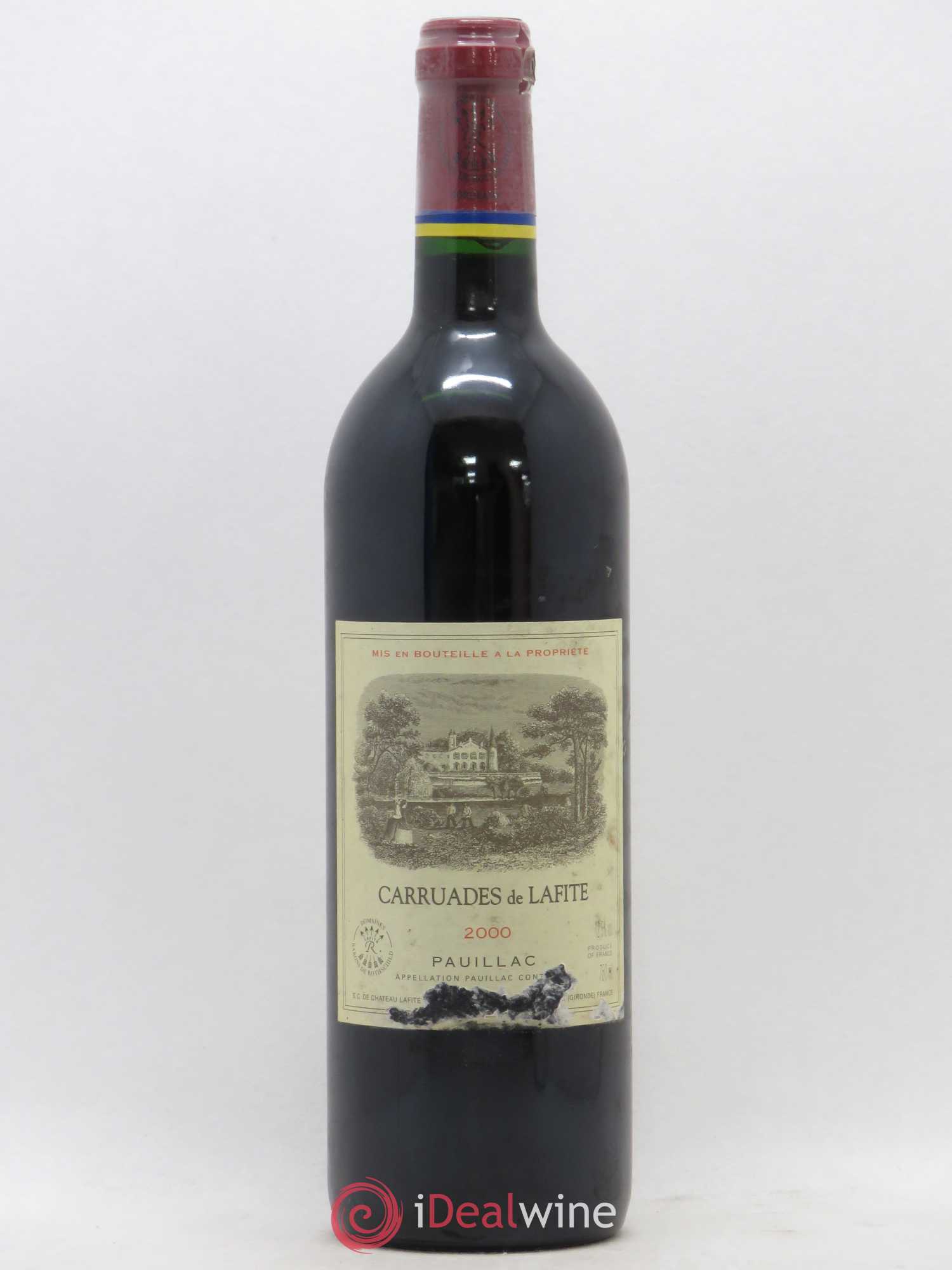 Carruades de Lafite Rothschild Second Vin 2000 - Lot de 1 bouteille - 0