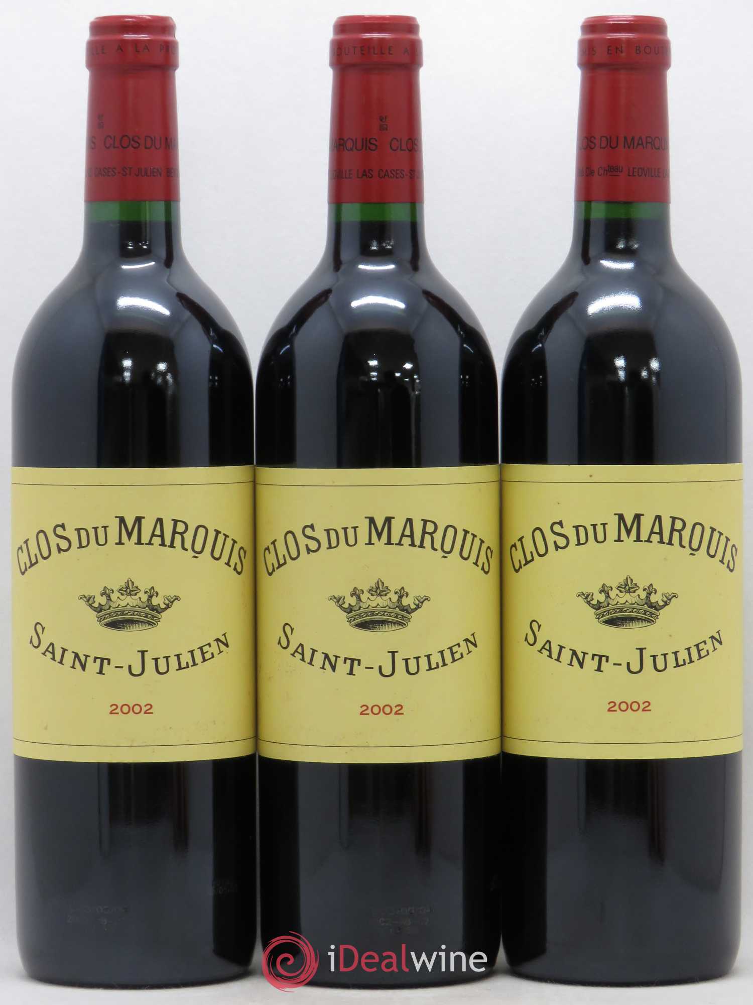 Clos du Marquis 2002 - Lot de 3 bouteilles - 0