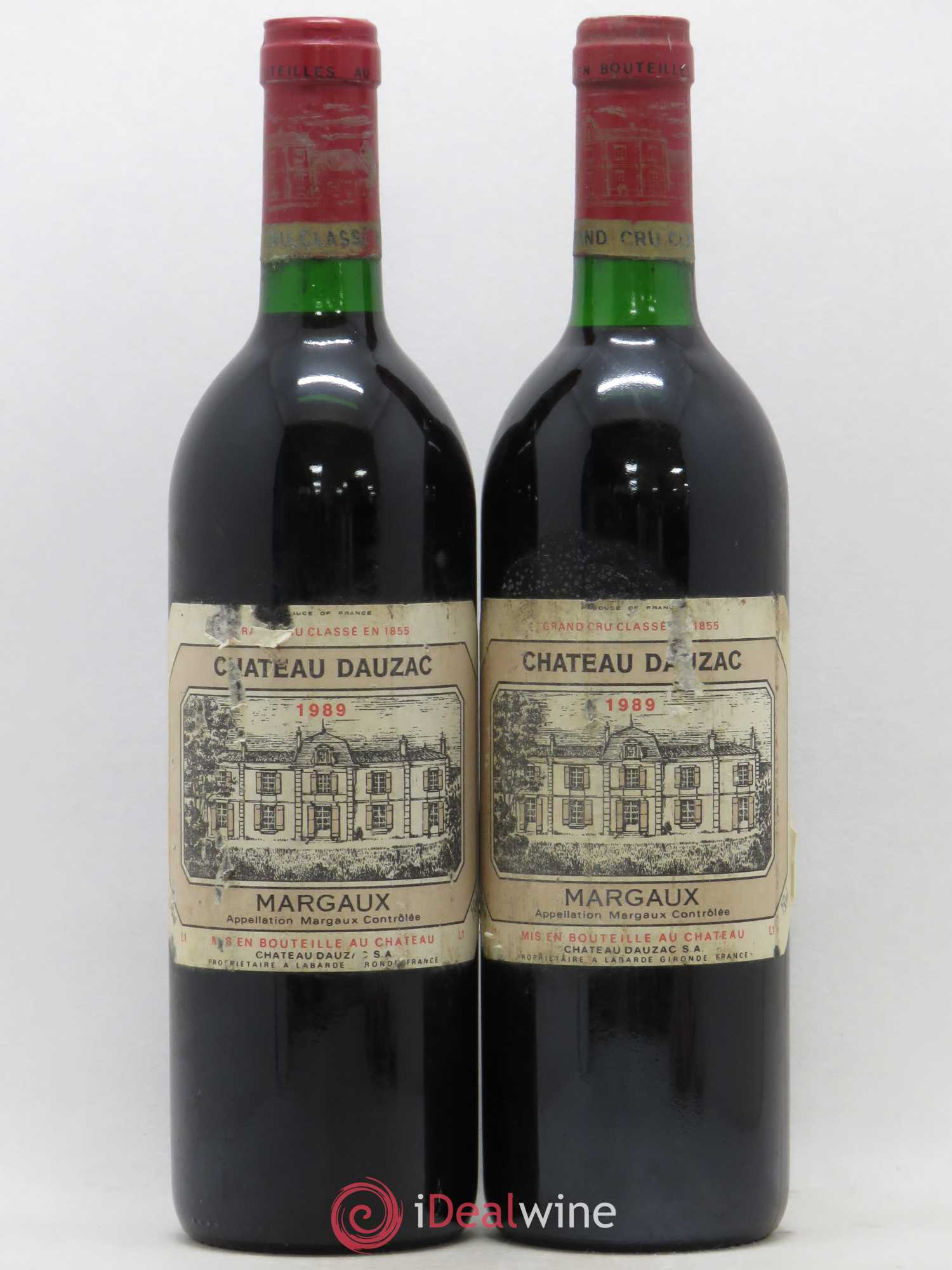 Château Dauzac 5ème Grand Cru Classé 1989 - Lot de 2 bouteilles - 0
