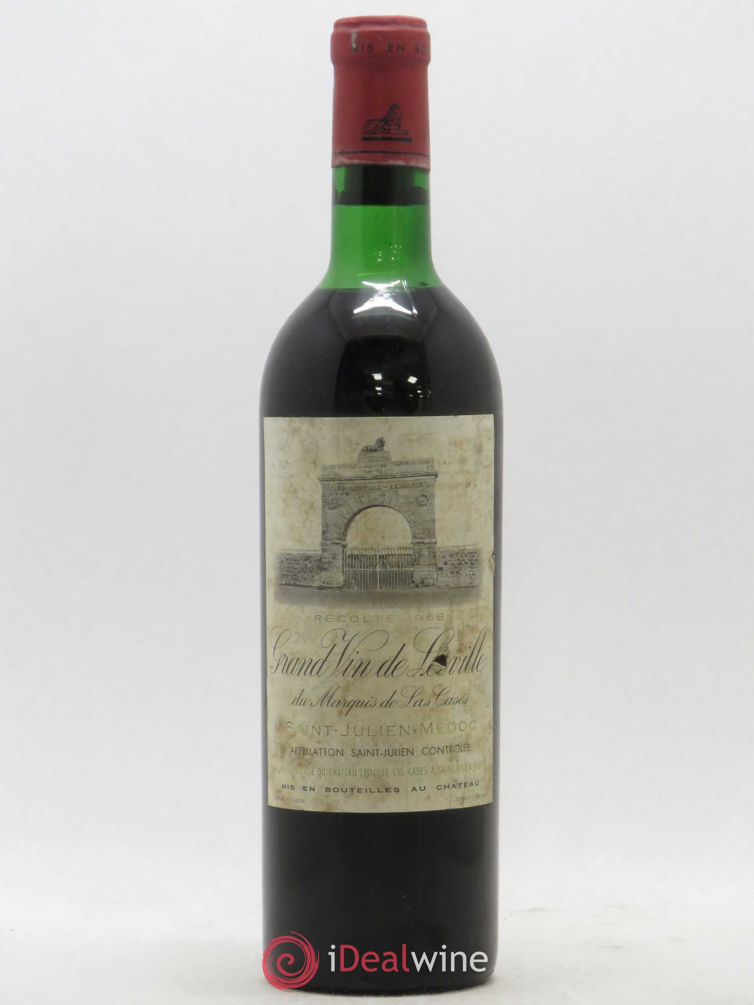 Château Léoville Las Cases 2ème Grand Cru Classé 1968 - Posten von 1 Flasche - 0