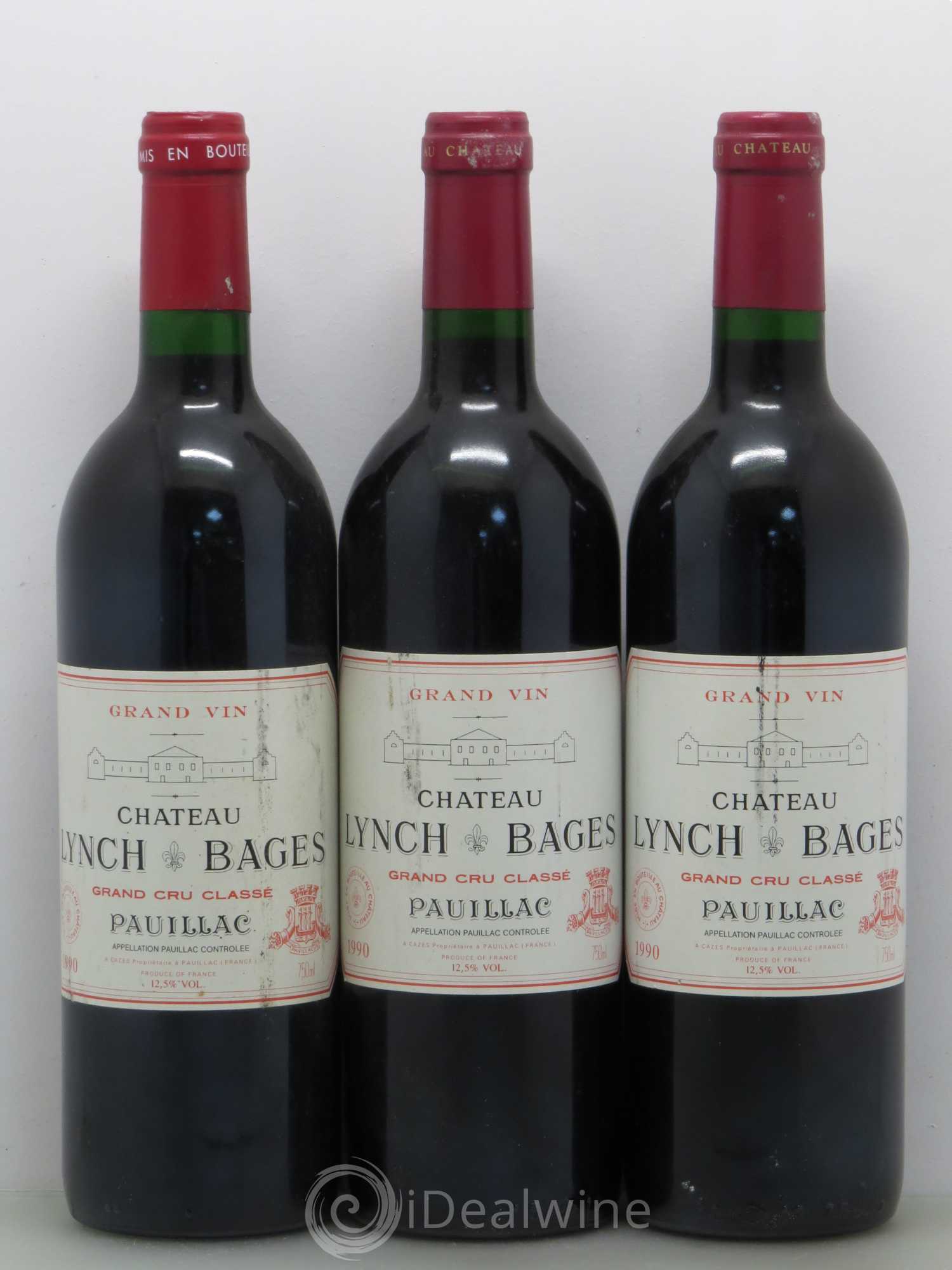 Château Lynch Bages 5ème Grand Cru Classé 1990 - Lot de 6 bouteilles - 2
