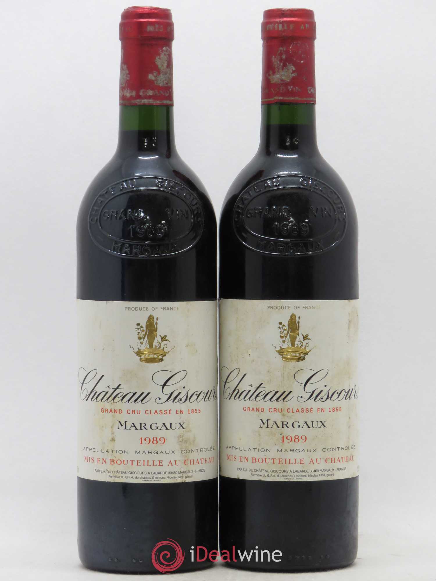 Château Giscours 3ème Grand Cru Classé 1989 - Lot de 2 bouteilles - 0