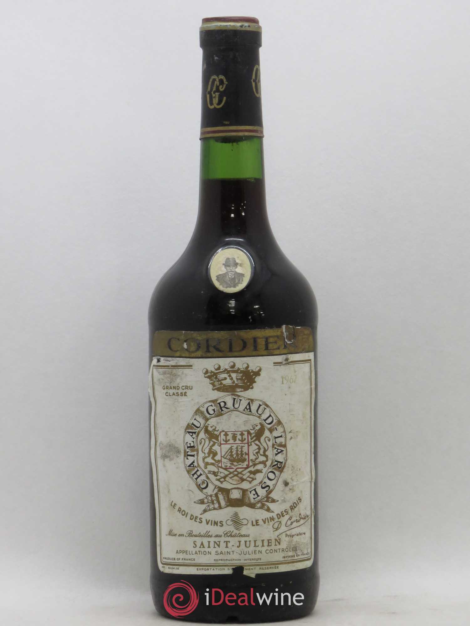 Château Gruaud Larose 2ème Grand Cru Classé 1967 - Lot de 1 bouteille - 0