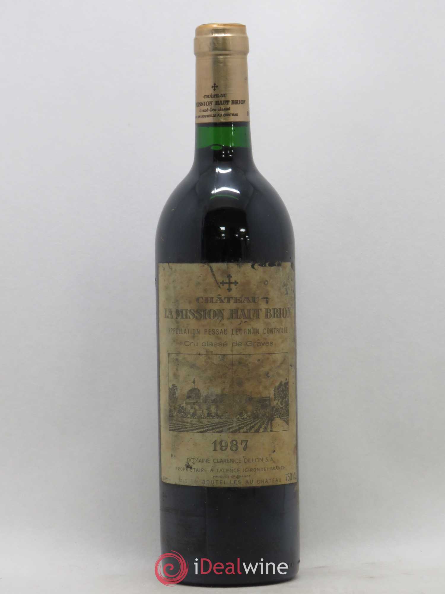 Château la Mission Haut-Brion Cru Classé de Graves 1987 - Lot de 1 bouteille - 0