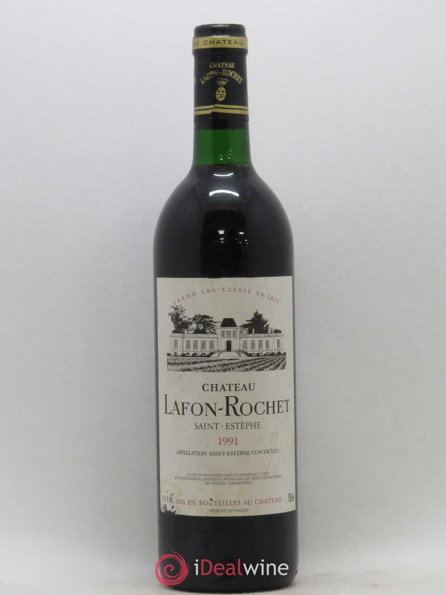 Château Lafon Rochet 4ème Grand Cru Classé 1991 - Lot de 1 bouteille - 0