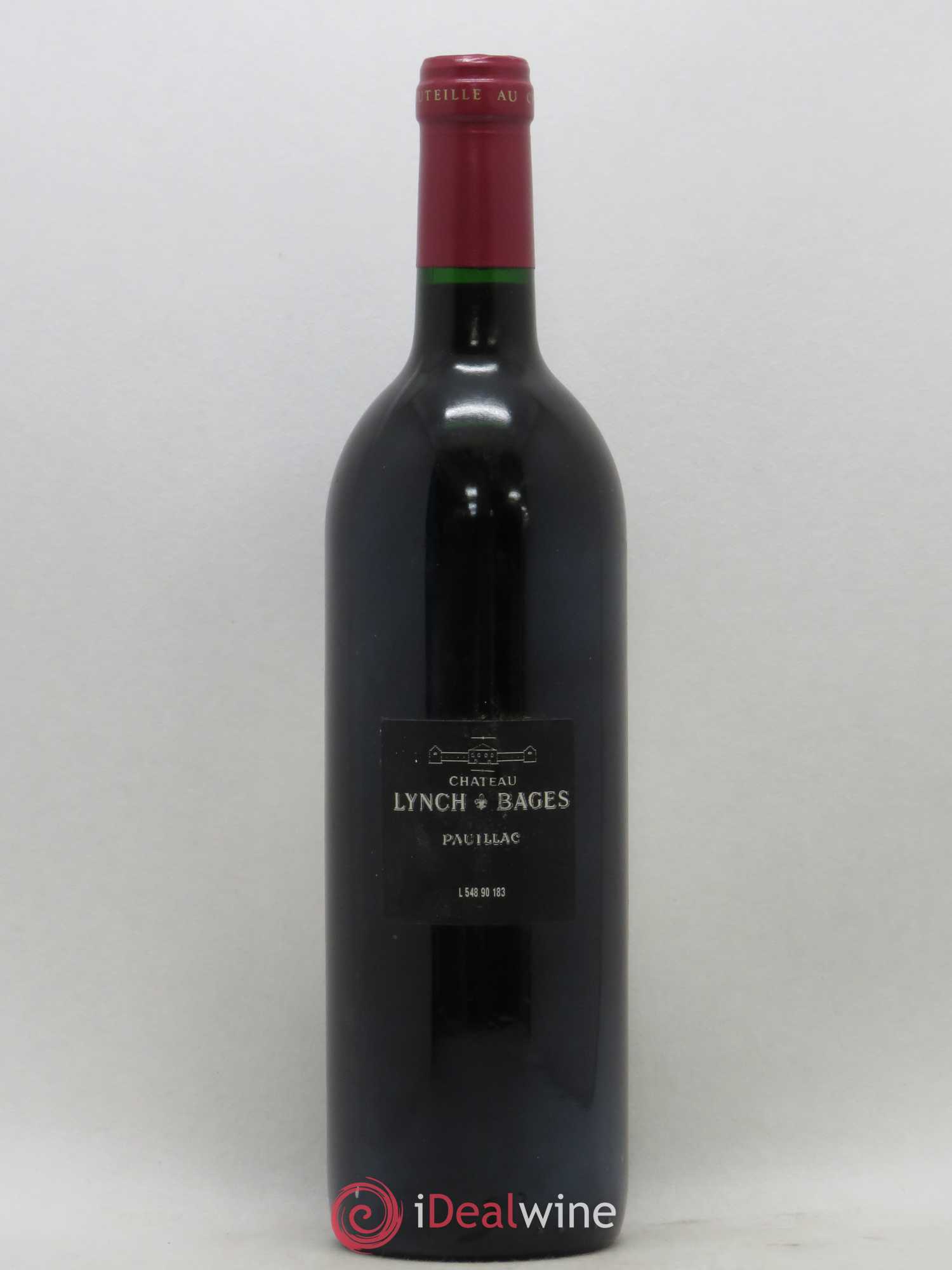 Château Lynch Bages 5ème Grand Cru Classé 1990 - Lot de 1 bouteille - 1
