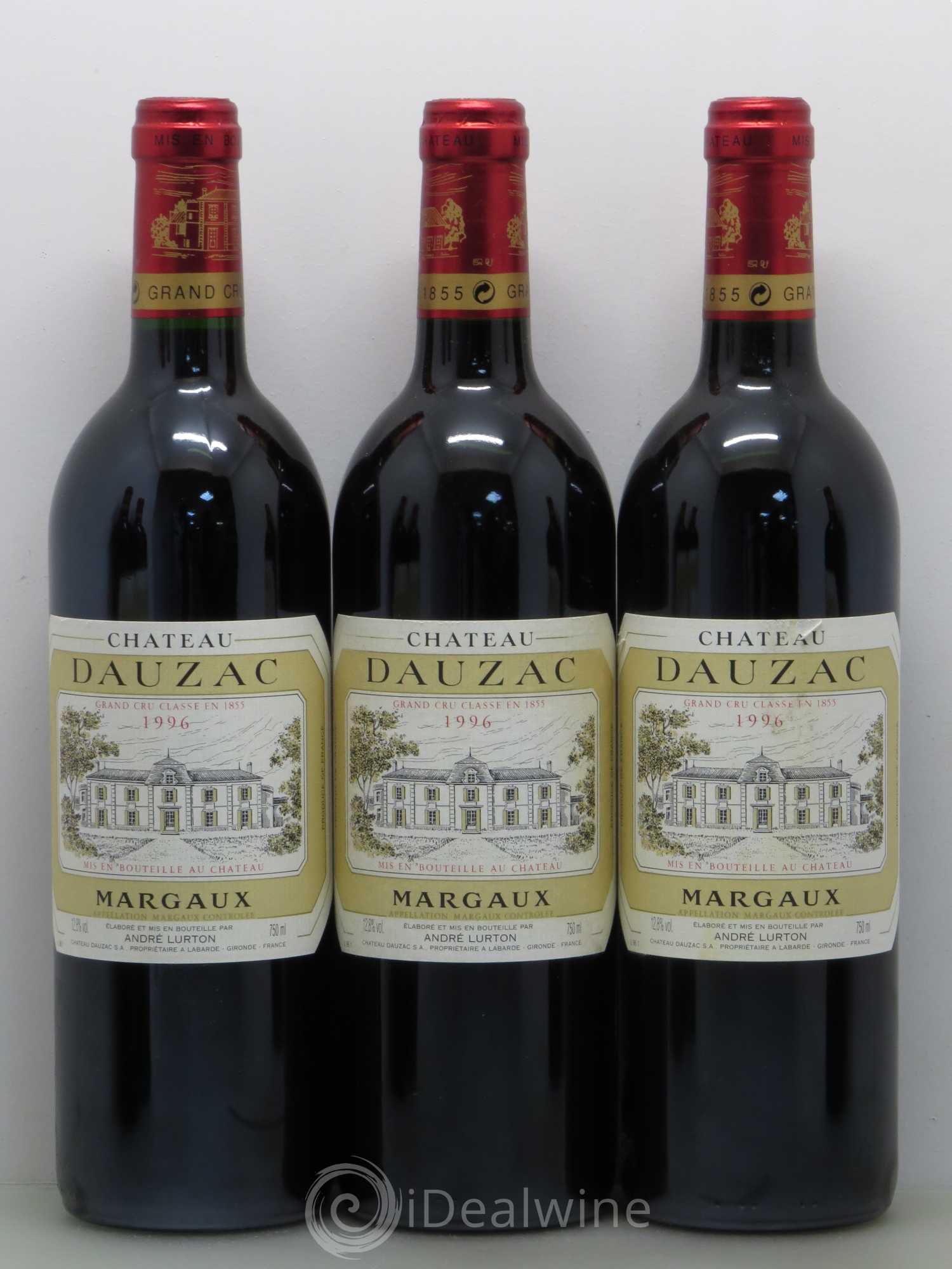 Château Dauzac 5ème Grand Cru Classé 1996 - Lot de 12 bouteilles - 3