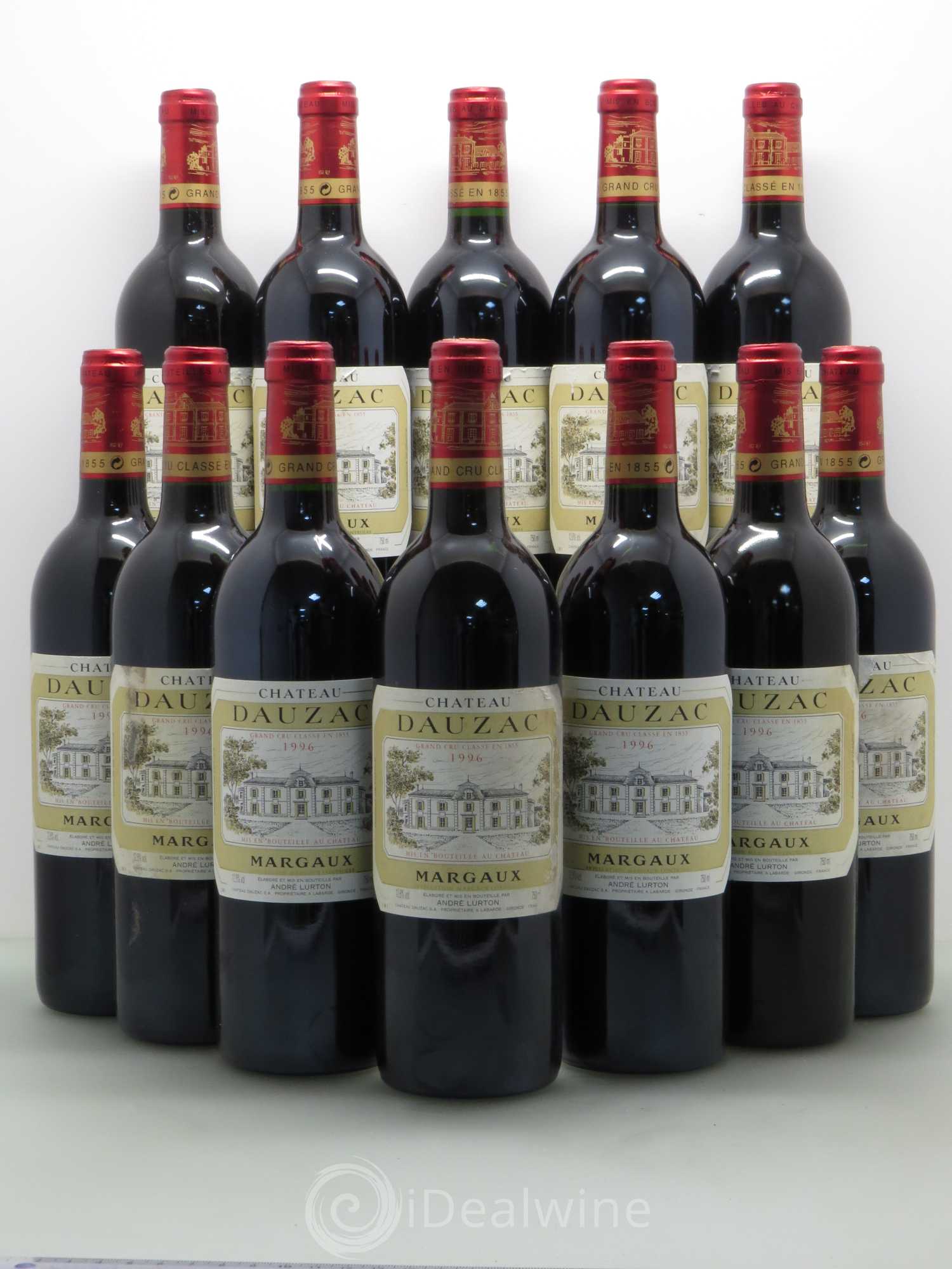 Château Dauzac 5ème Grand Cru Classé 1996 - Lot de 12 bouteilles - 0